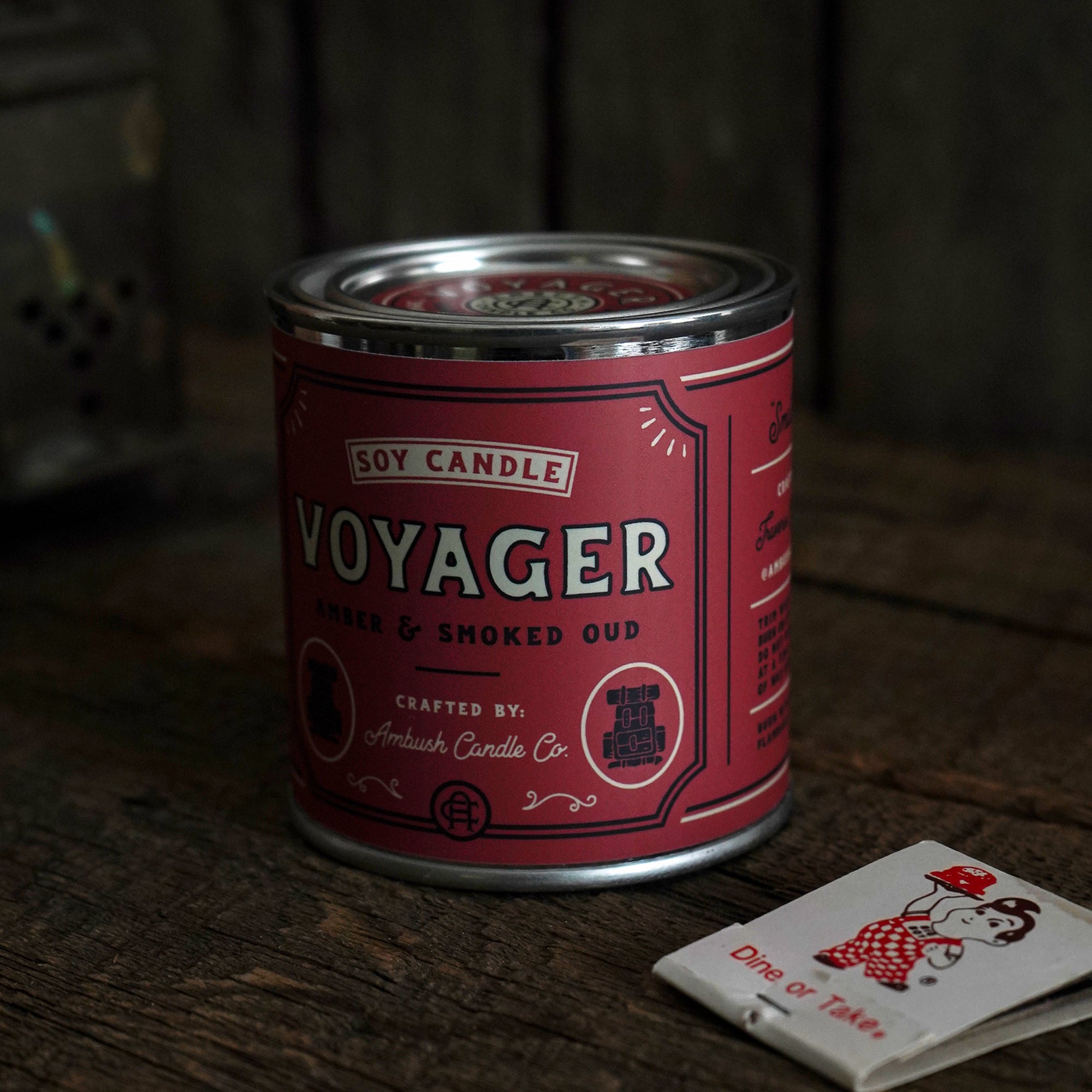 Ambush Candle Co. 8oz 'Voyager' Soy Candle - Amber / Smoked Oud