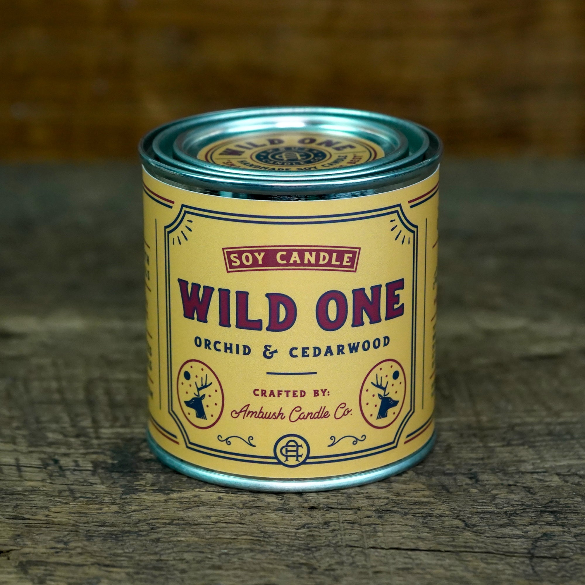 Ambush Candle Co. 8oz 'Wild One' Soy Candle - Orchid / Cedarwood