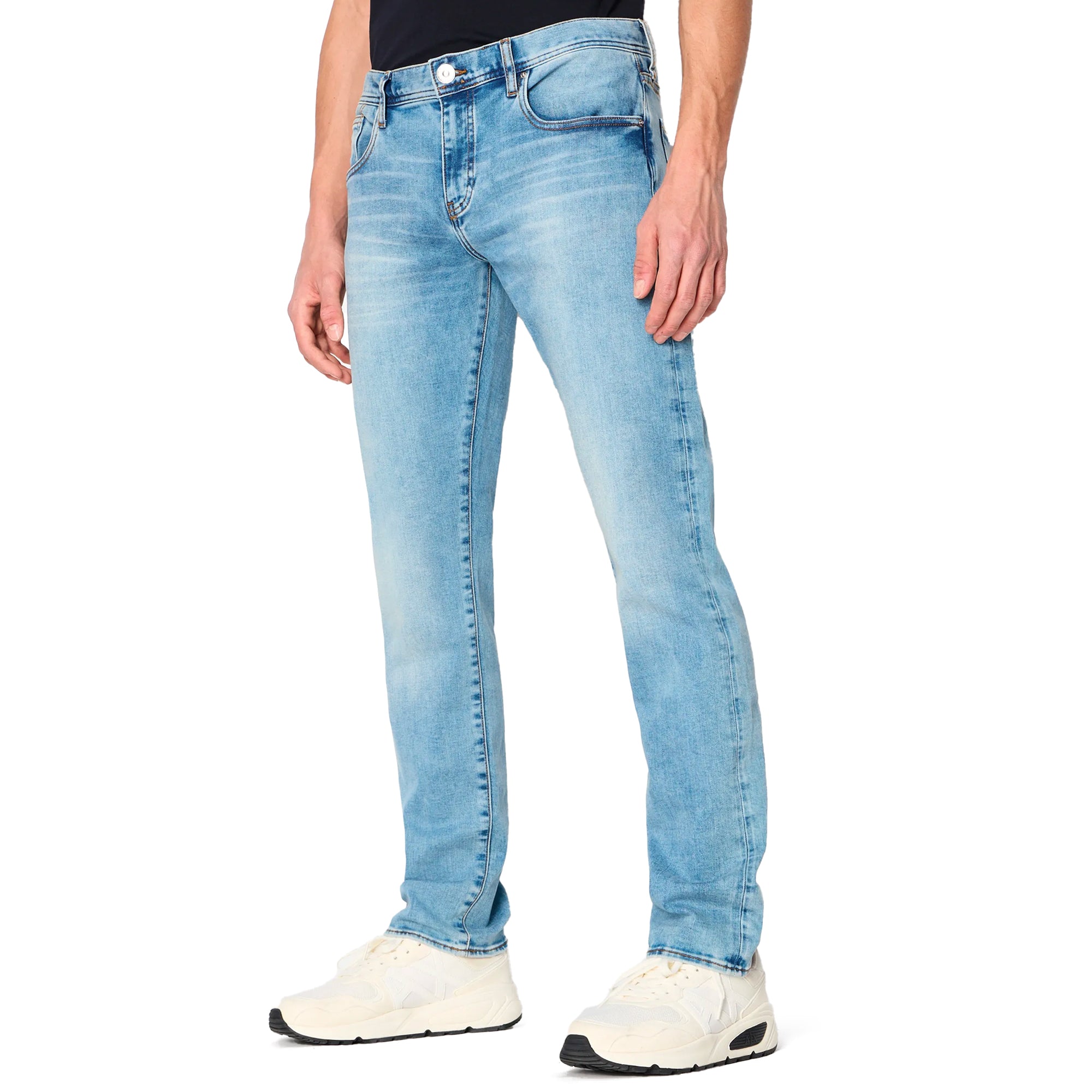 Armani Exchange J13 Slim Fit Jeans - Light Blue Stretch