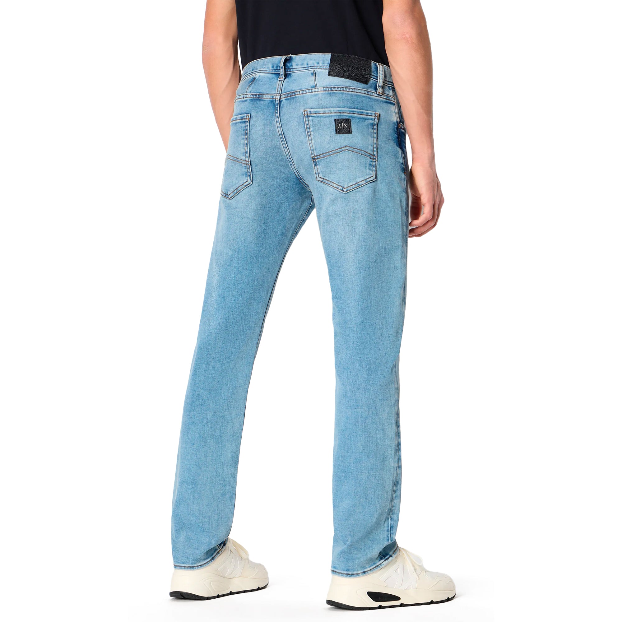 Armani Exchange J13 Slim Fit Jeans - Light Blue Stretch