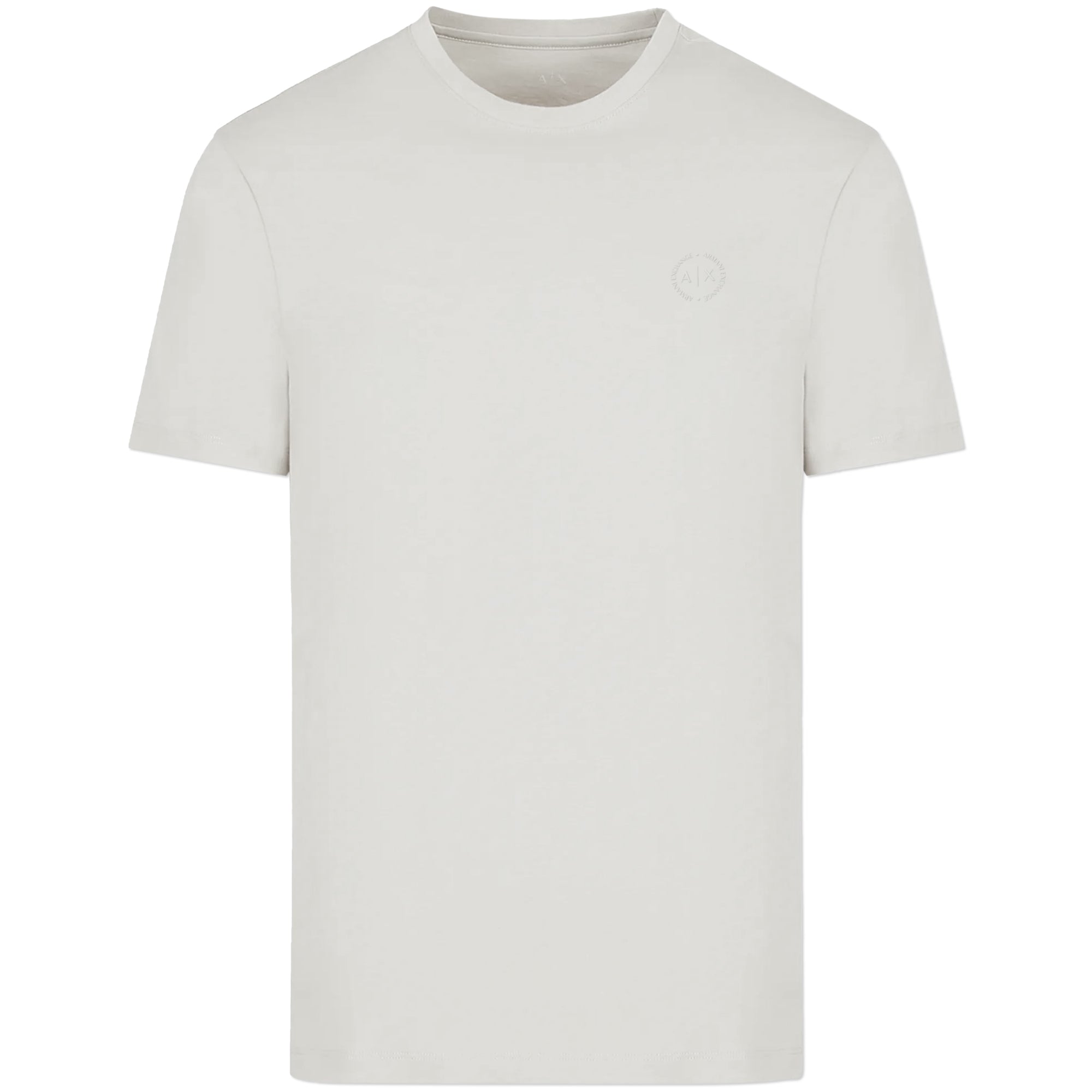 Armani Exchange Small Chest Logo Stretch T-Shirt - Lunar Rock