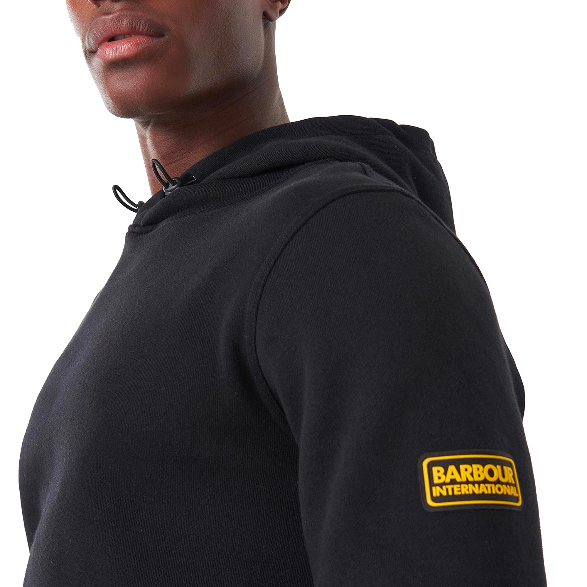 Barbour International Legacy Badge Hood - Black