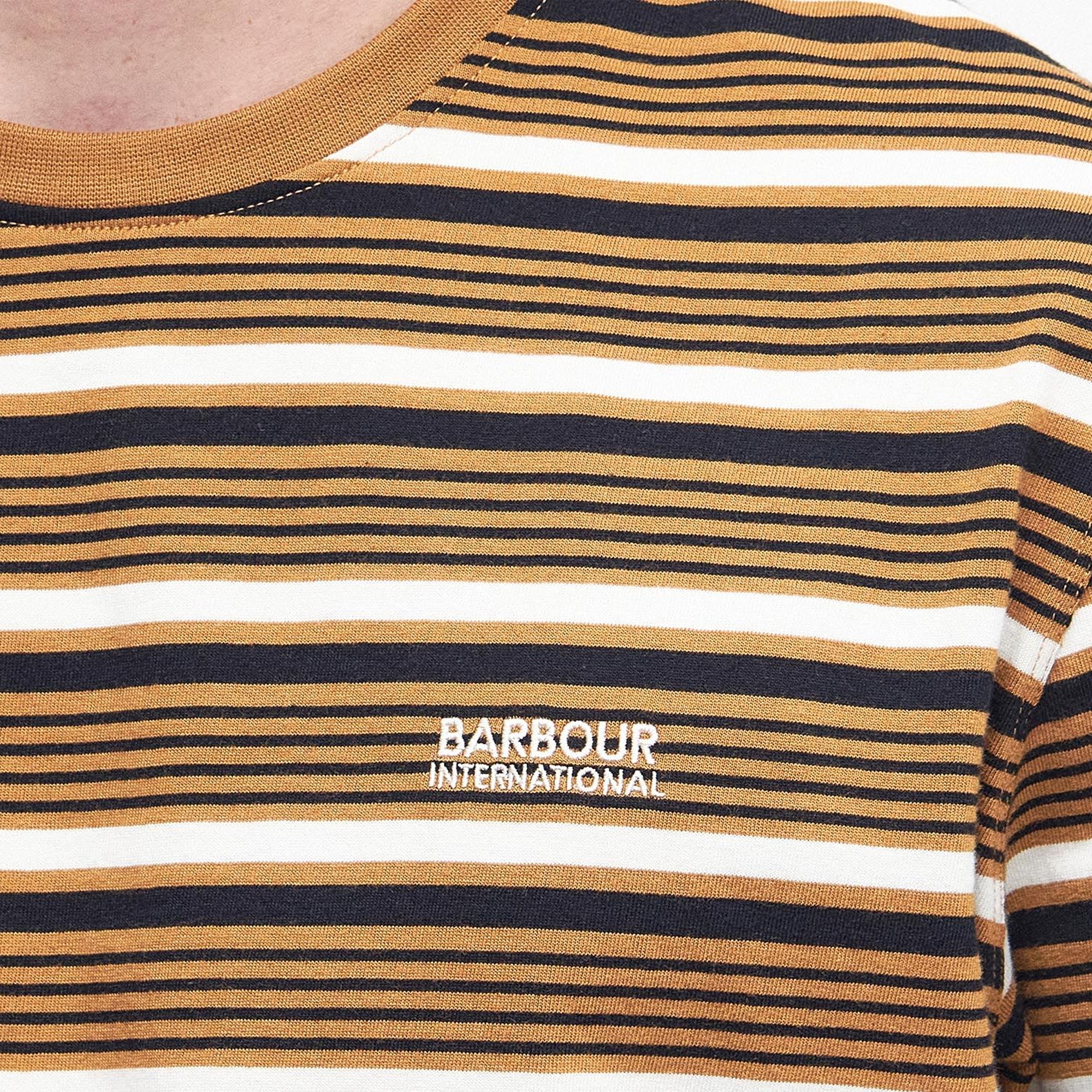 Barbour International Bristol Stripe T-Shirt - Desert