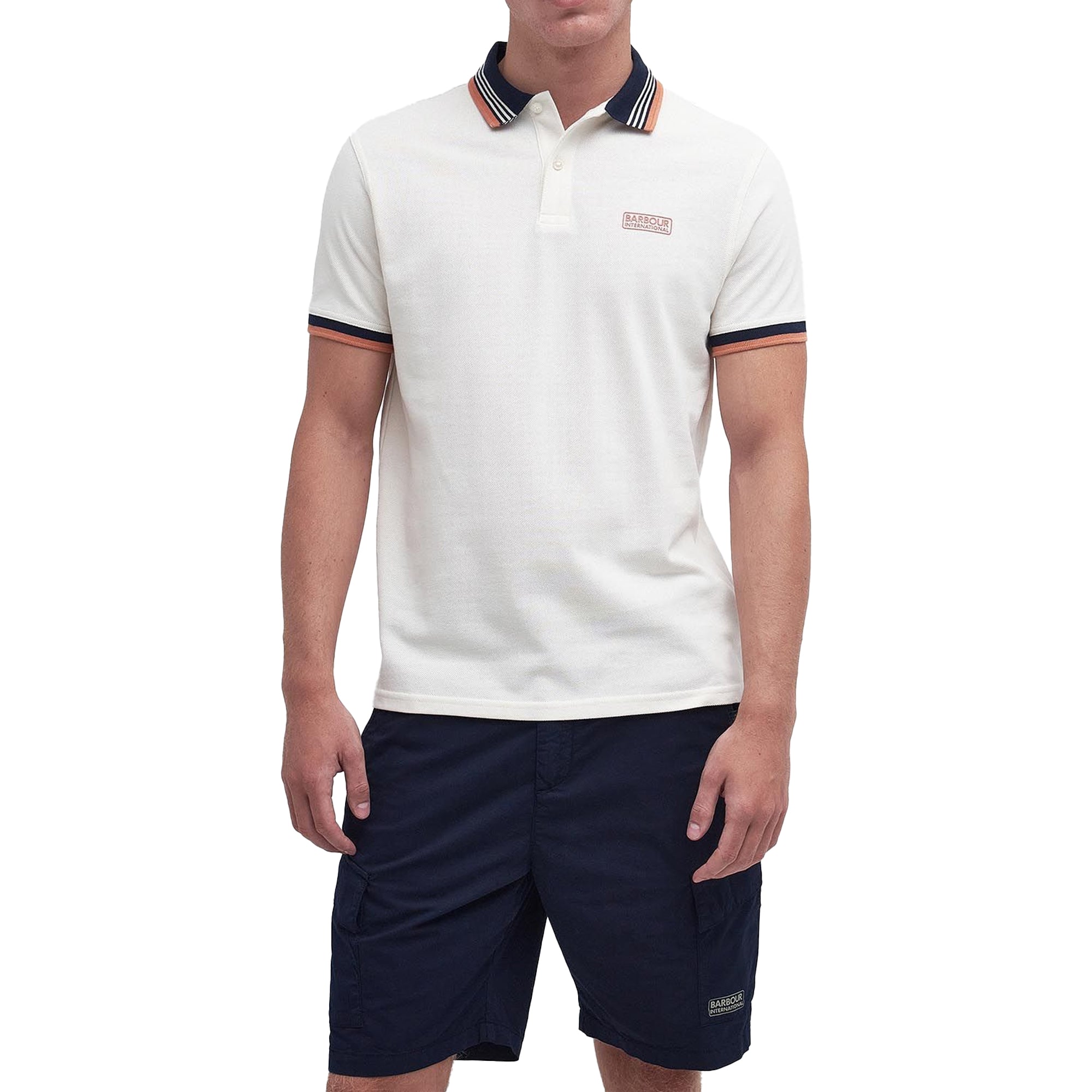 Barbour International Francis Polo - Dove Grey