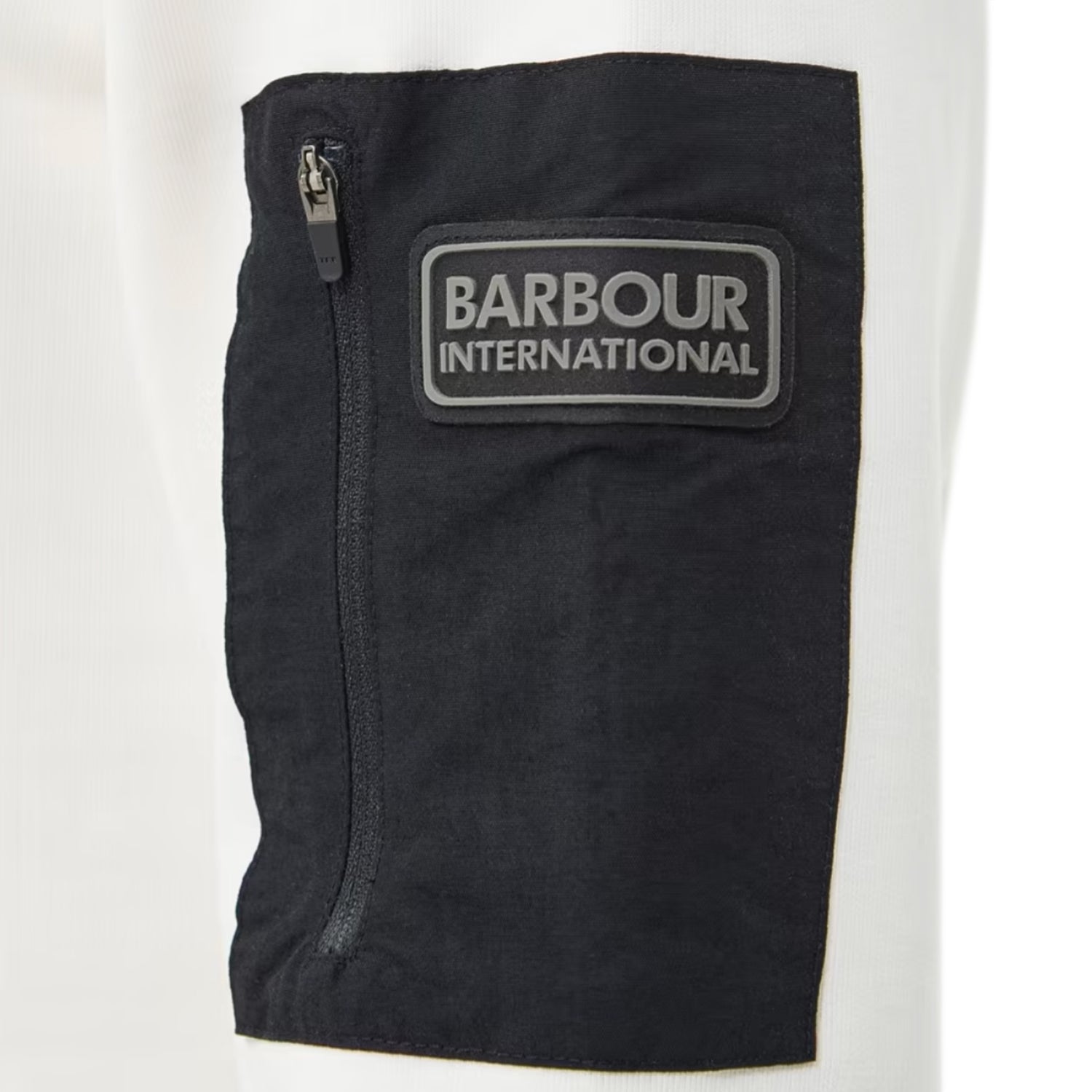 Barbour International Grip Crew Sweat - Whisper White