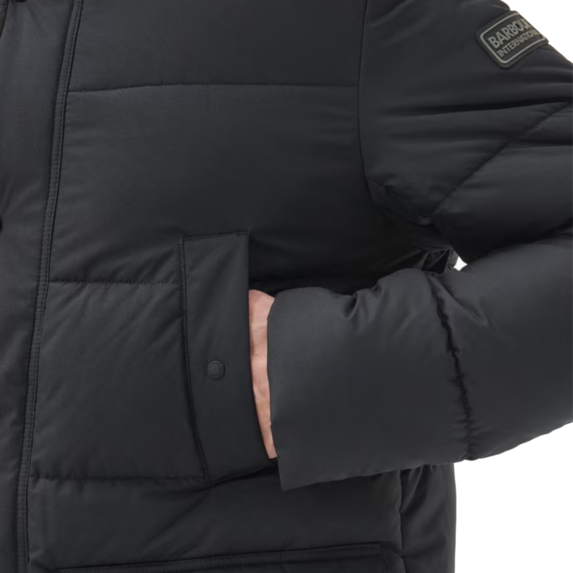 Barbour International Rowland Quilted Jacket - Black