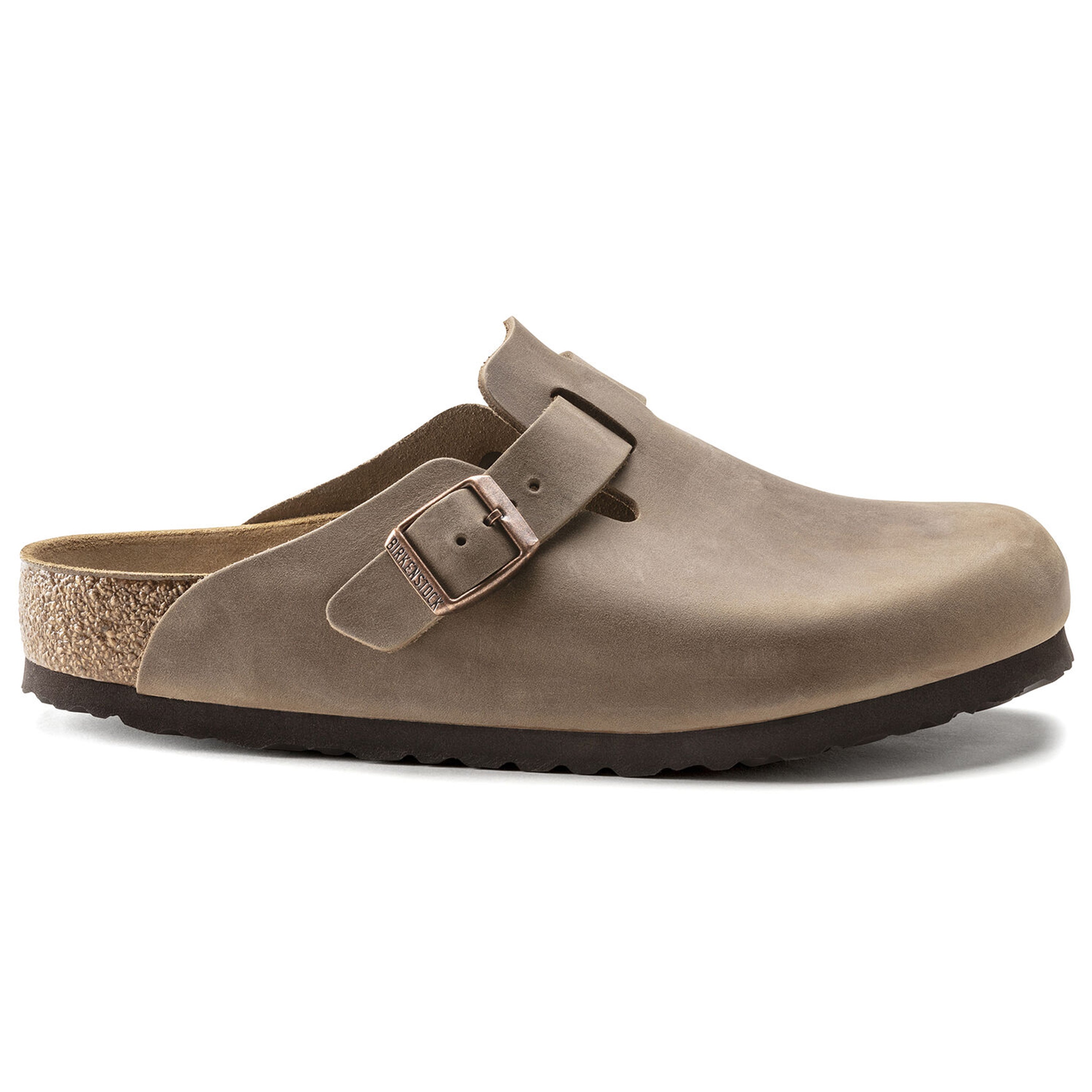 Birkenstock Boston BS Sandals - Tobacco Brown Oiled Leather