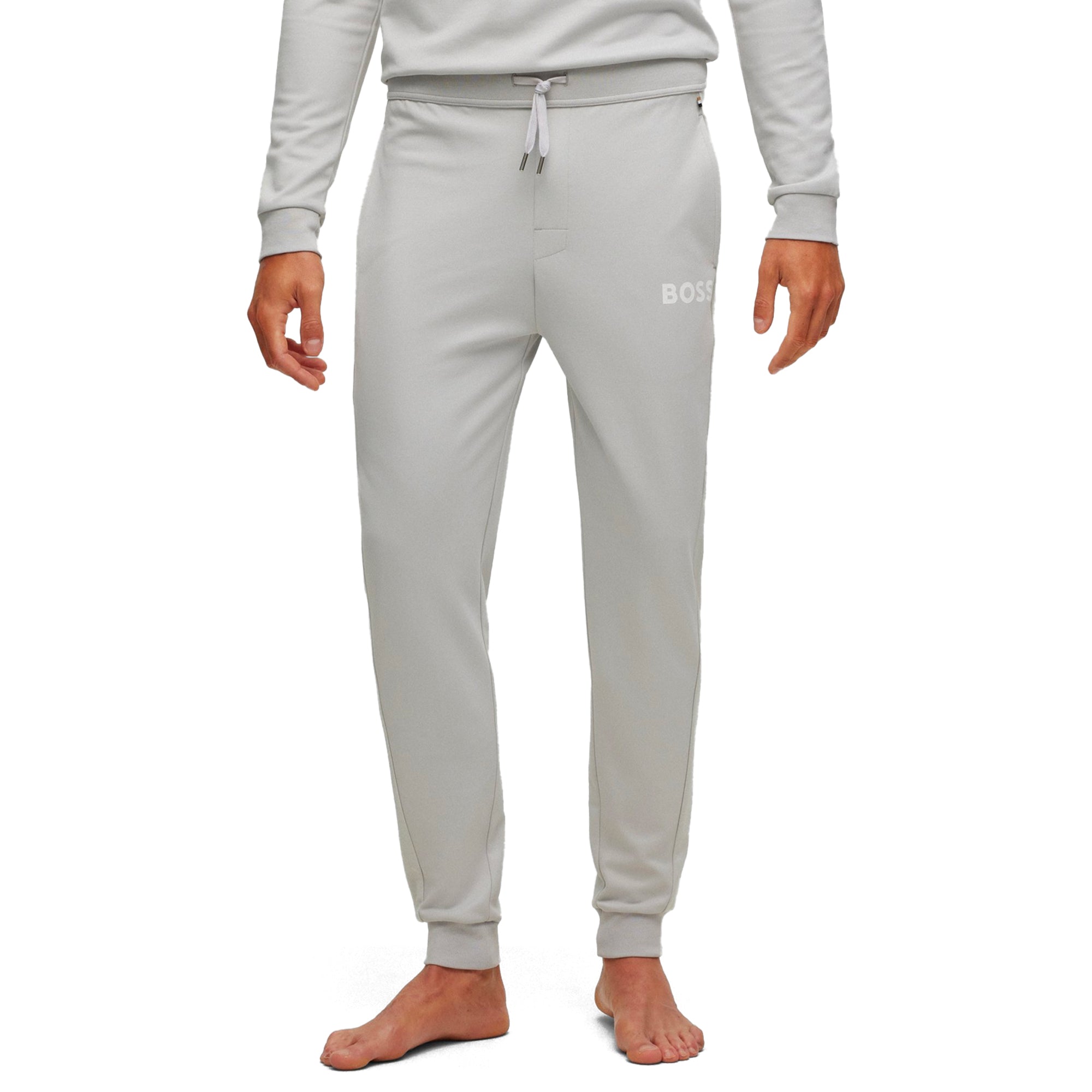 Boss Cotton Blend Jogger - Light Grey