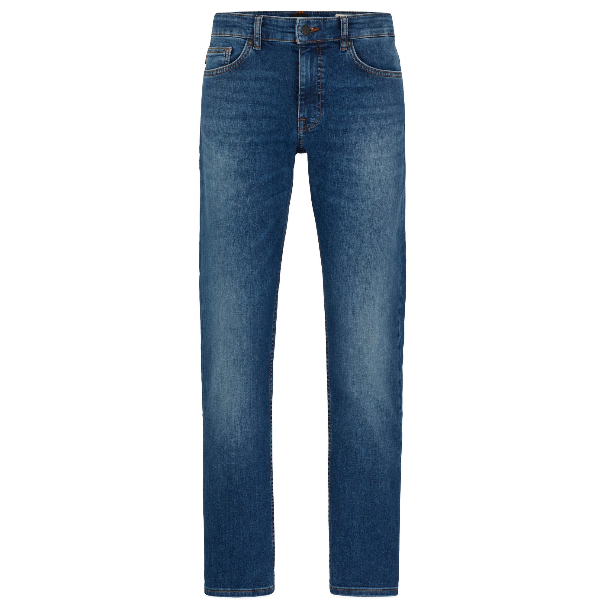 Boss Delaware Slim Fit Jeans - Habit Mid Blue Stretch