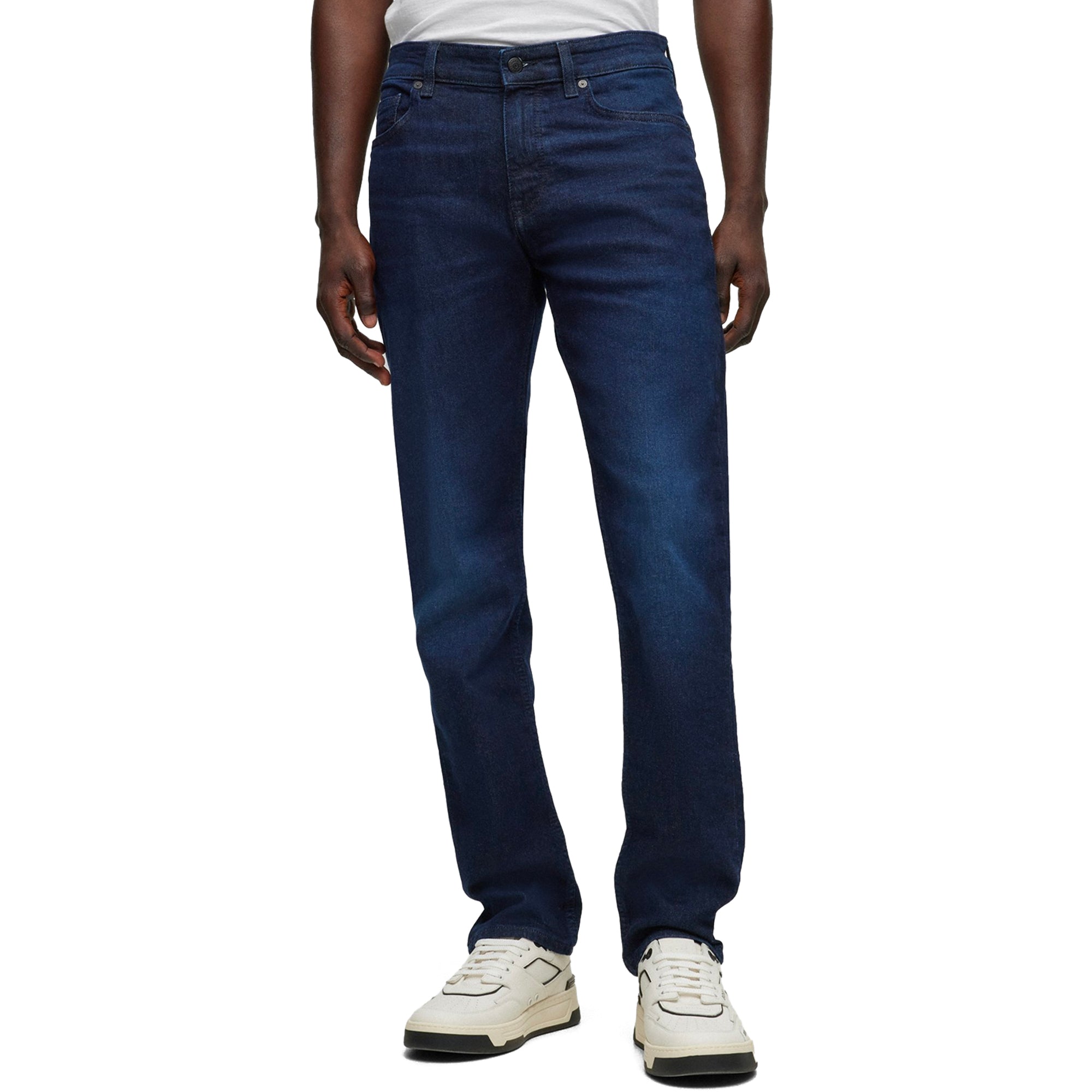 Boss Delaware Slim Fit Jeans - Zone Dark Indigo Stretch