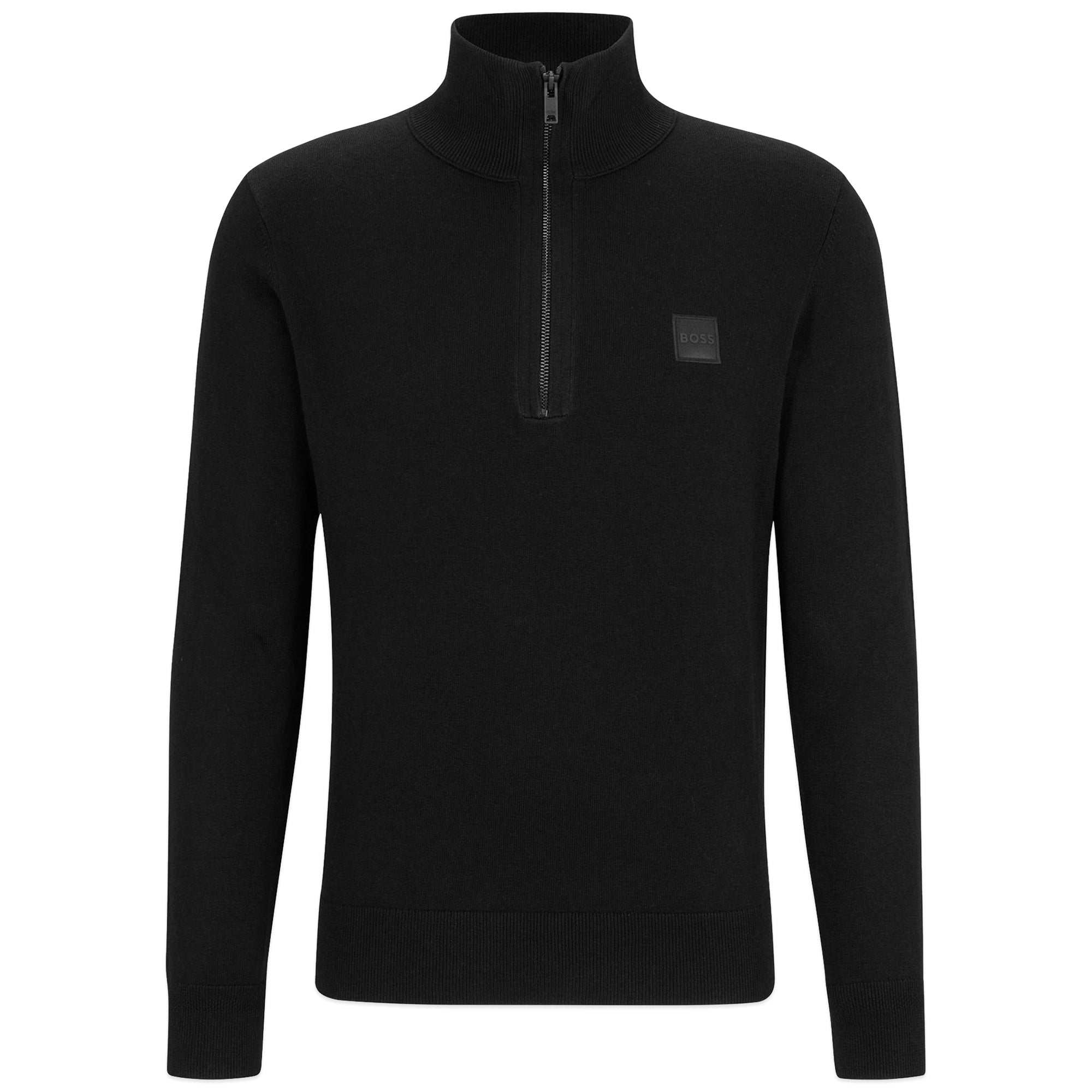 Boss Kanobix 1/4 Zip Knit - Black