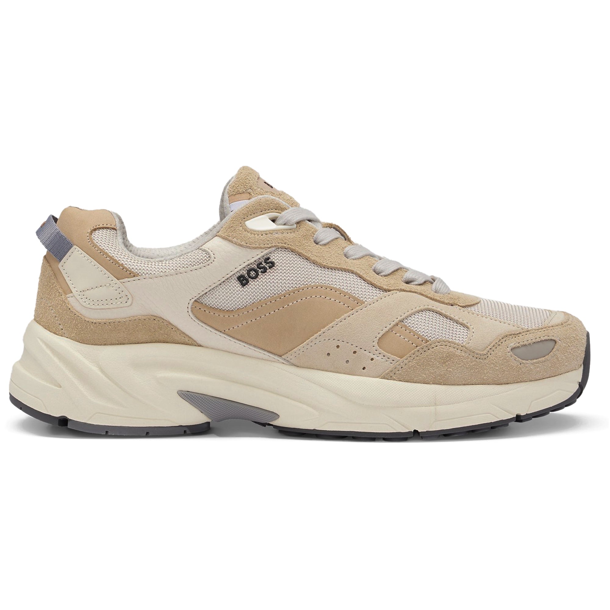 Boss Levitt Runn hsdny Trainers - Beige / Off White