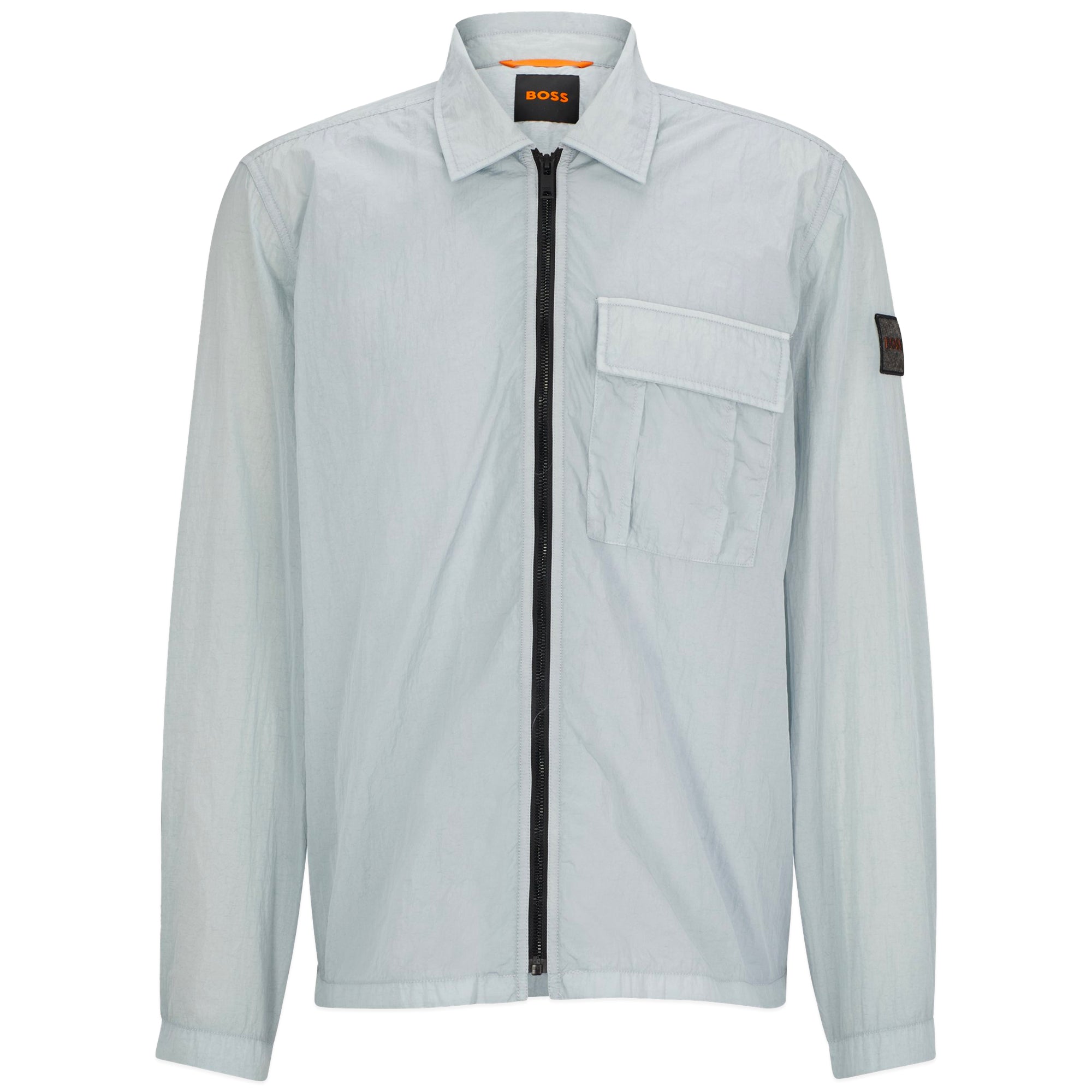 Boss Loony Shell Overshirt - Light Grey