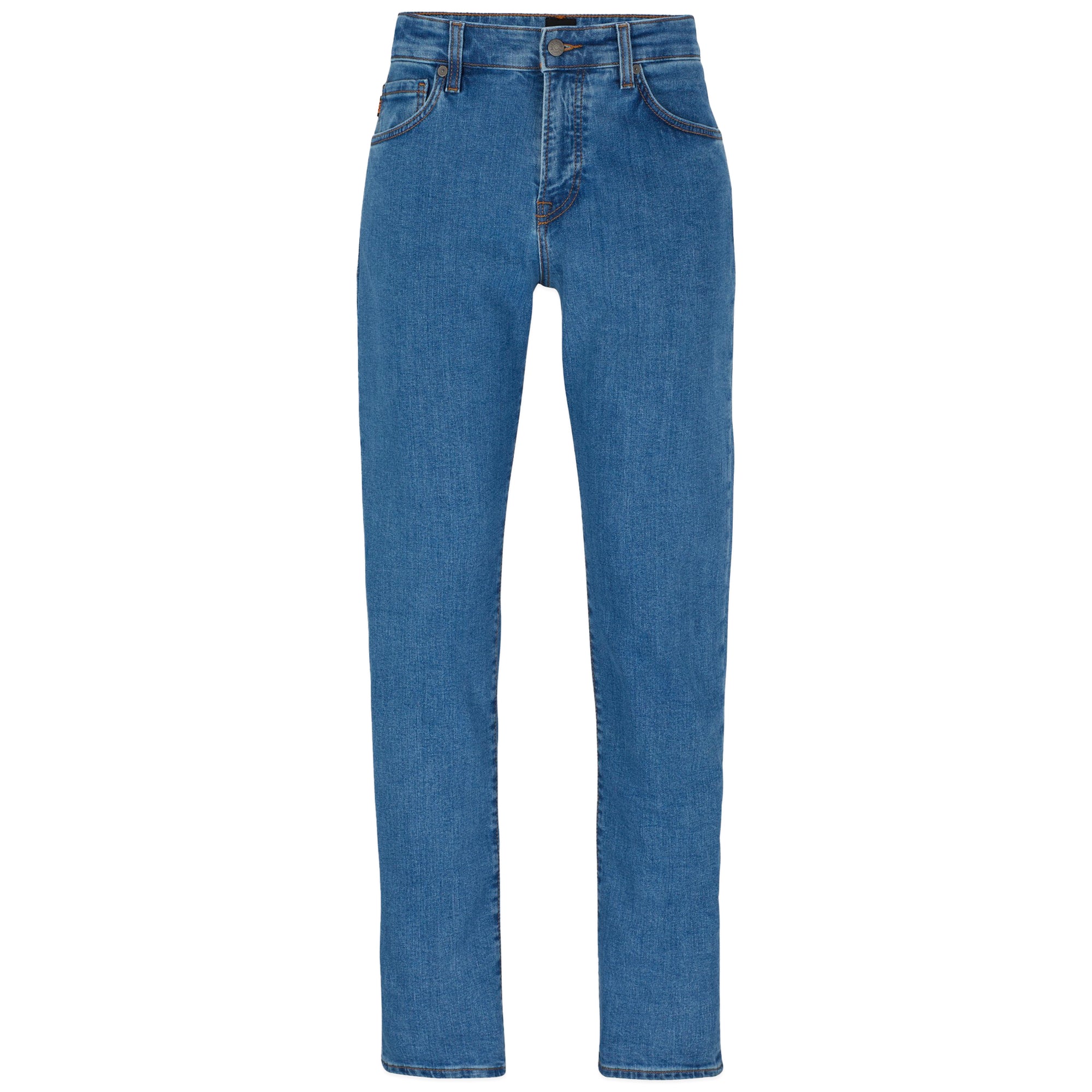 Boss ReMaine Regular Fit Jeans - Lake Light Blue Stretch