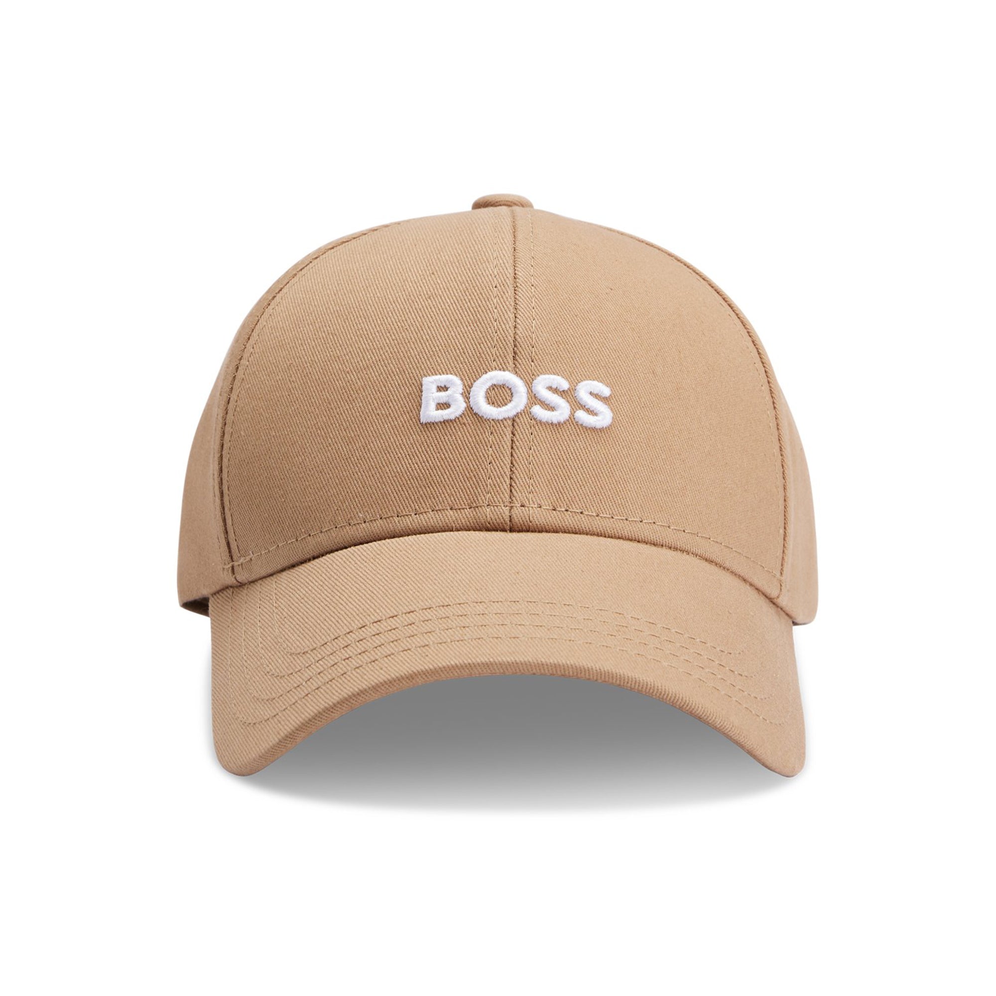 Boss Zed Embroidered Cotton Cap - Beige