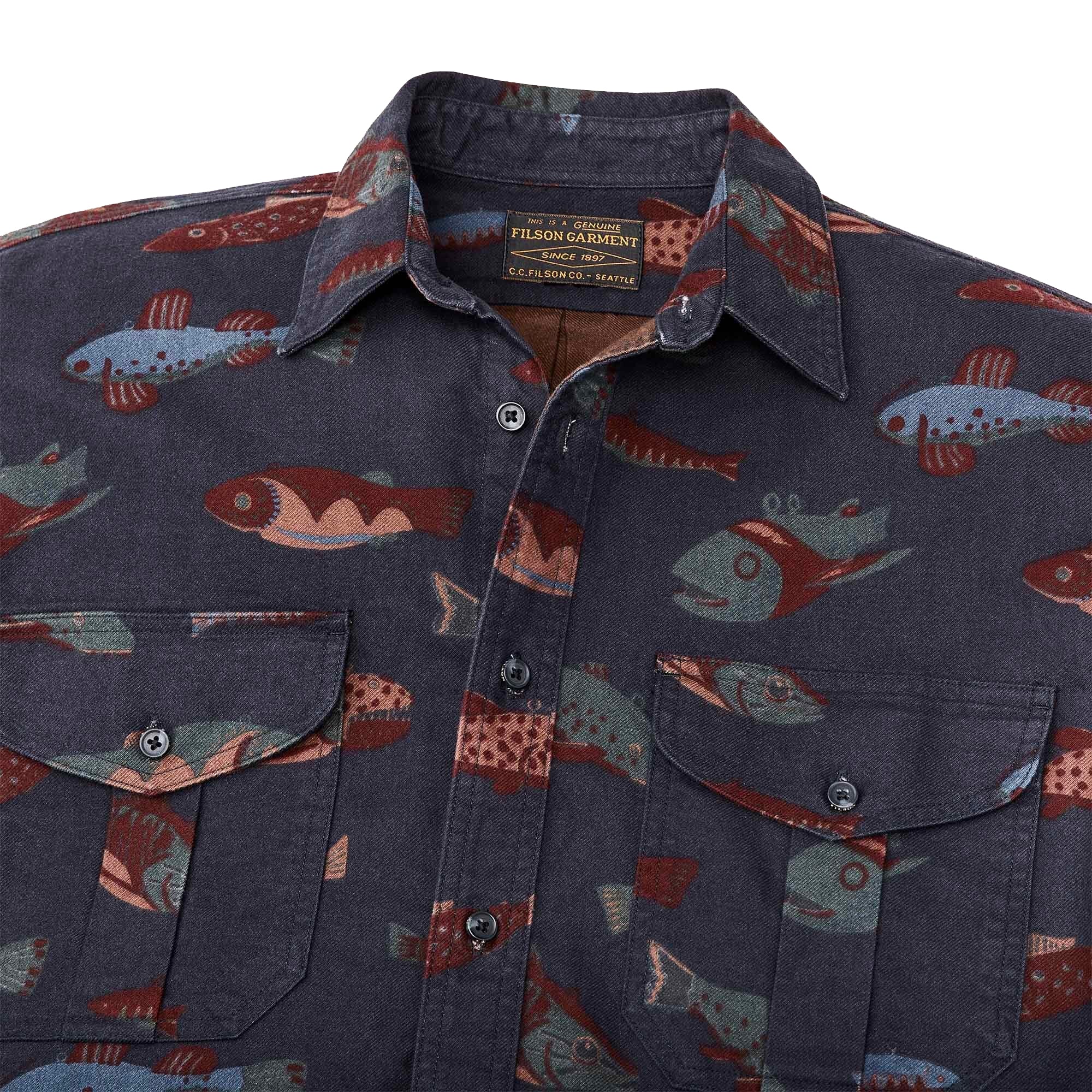 Filson Alaskan Guide Shirt - Fish Decoy Navy