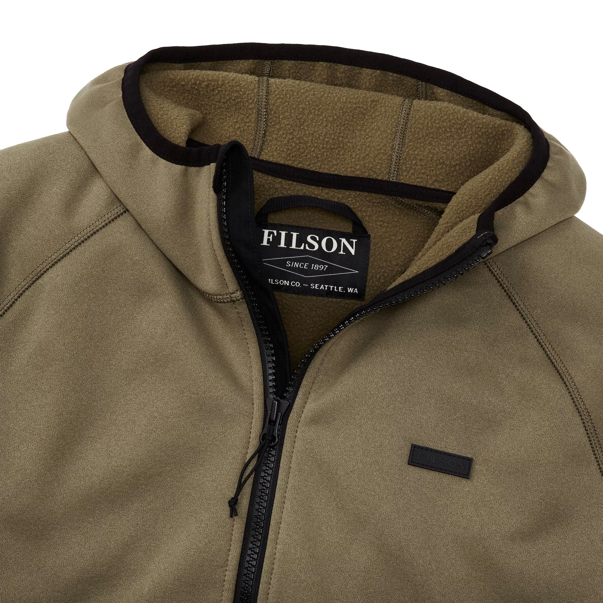 Filson Granite Spire Fleece Pullover - Field Olive