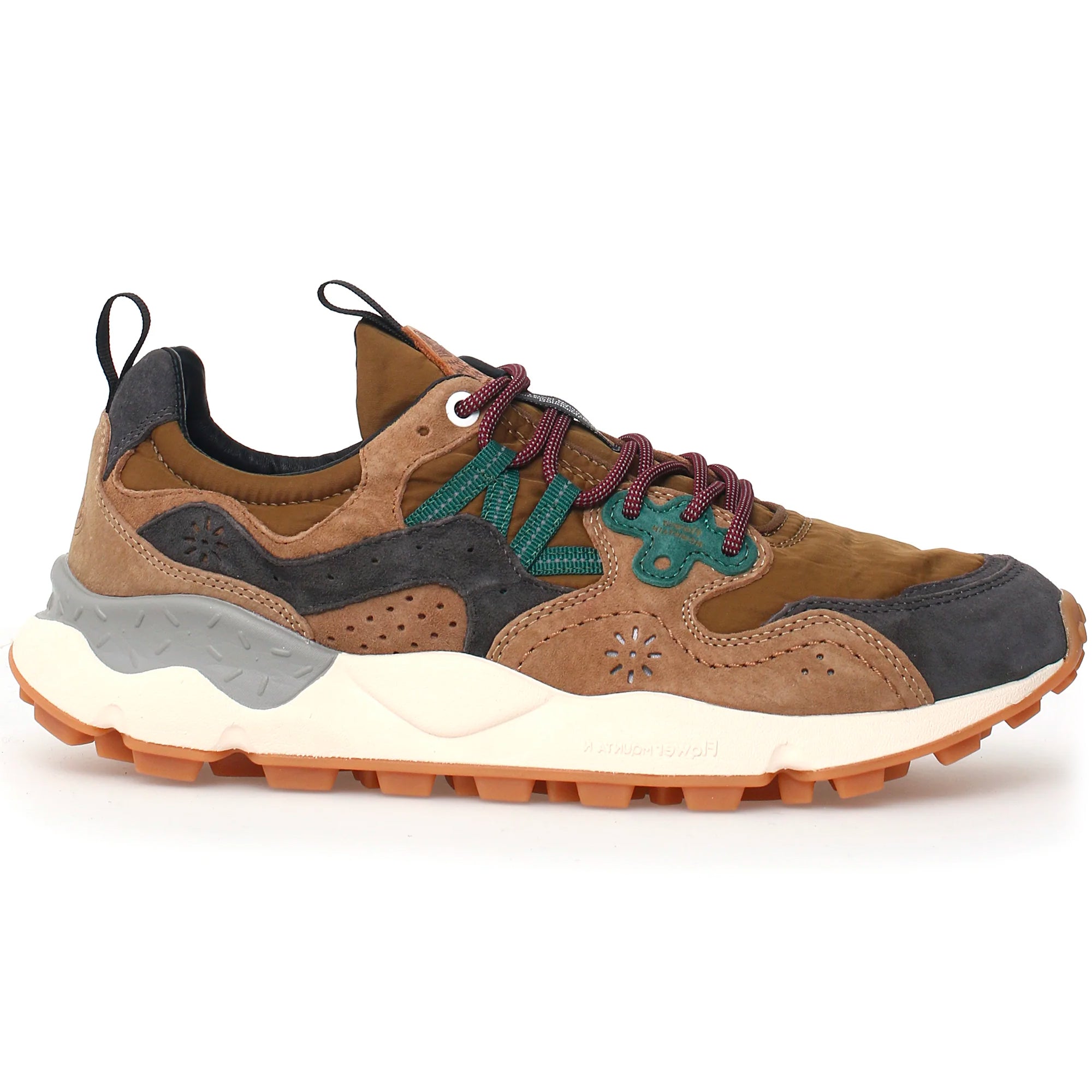Flower Mountain Yamano 3 Trainers - Grey/Olive