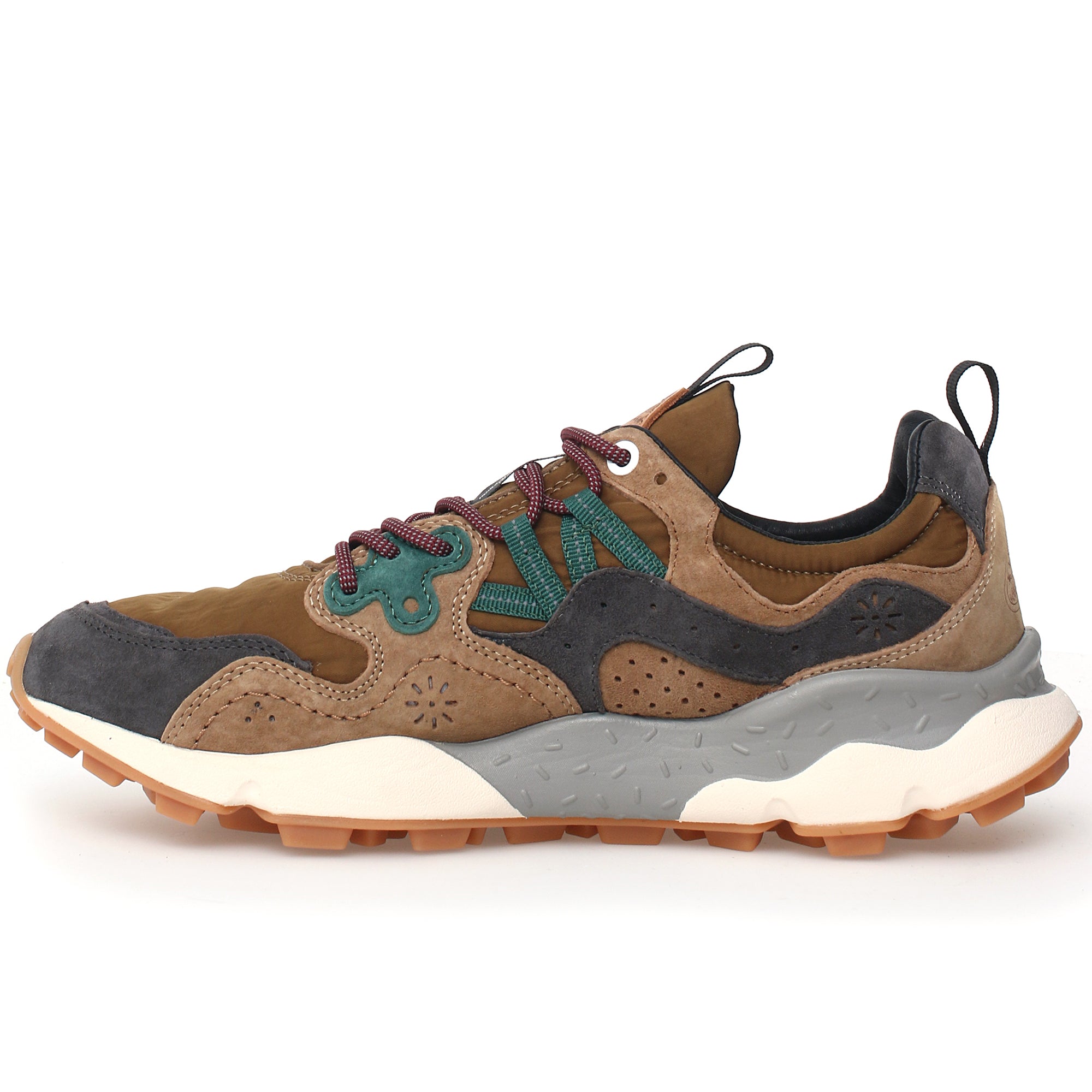 Flower Mountain Yamano 3 Trainers - Grey/Olive
