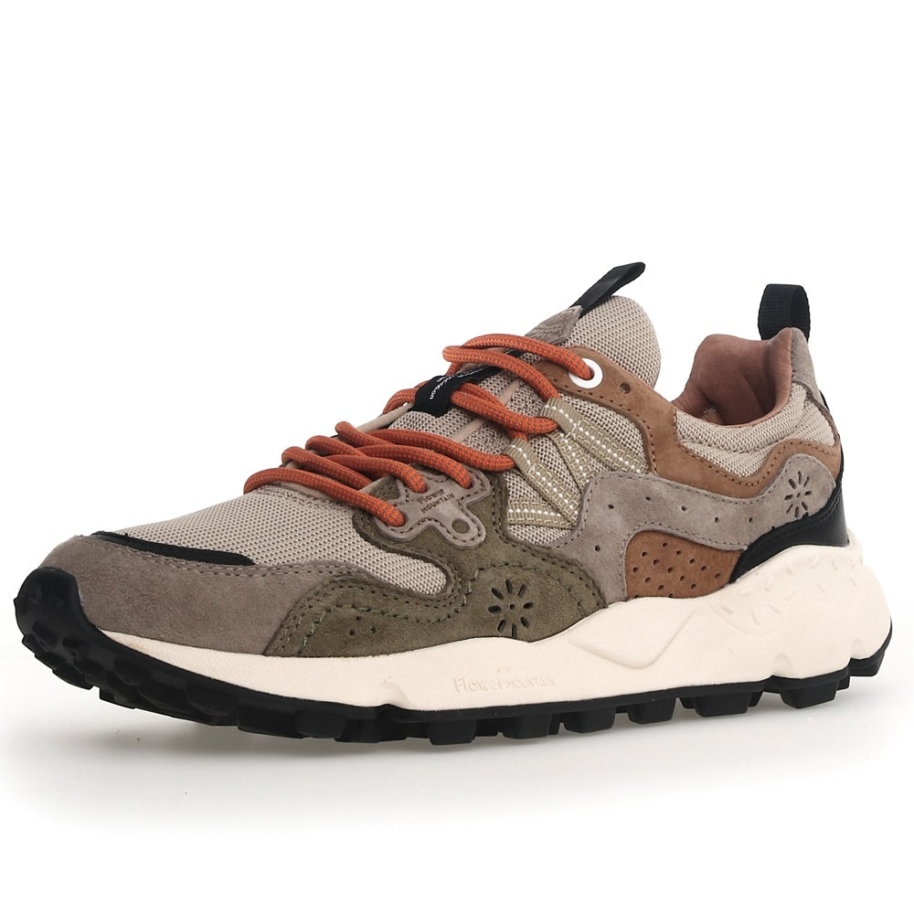 Flower Mountain Yamano 3 Trainers - Sand/Military