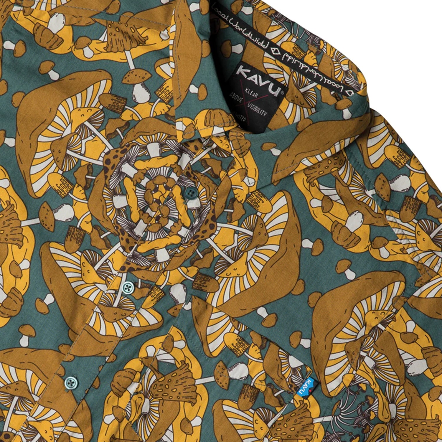 KAVU Festaruski Short Sleeve Shirt - Shroomarama