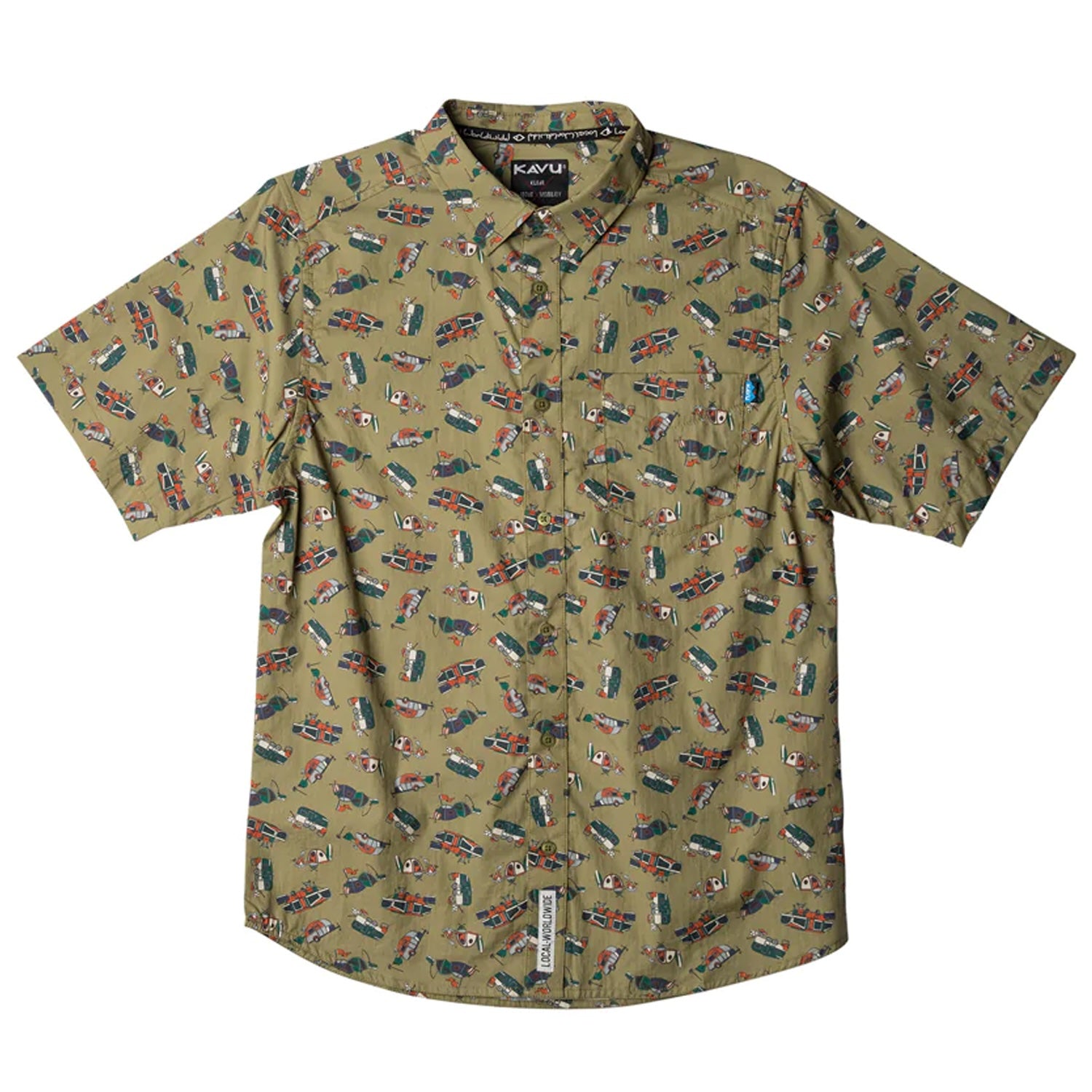 KAVU Festaruski Short Sleeve Shirt - Summer Camp