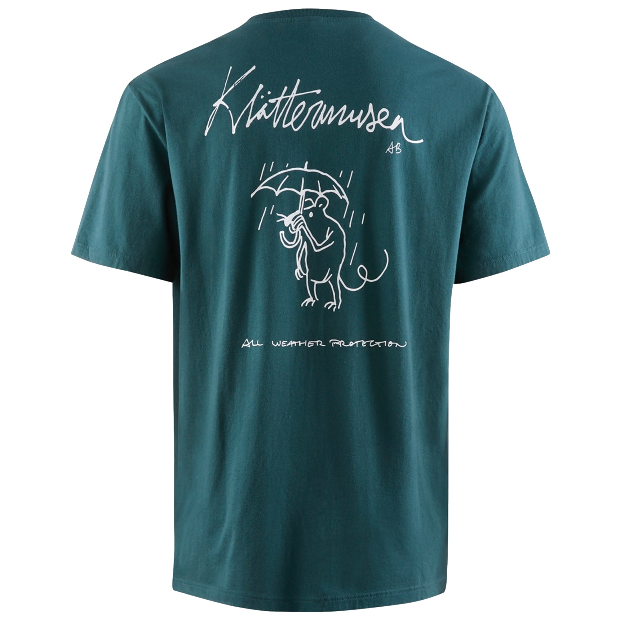 Klattermusen Runa Rain Mouse T-Shirt - Dark Deep Sea