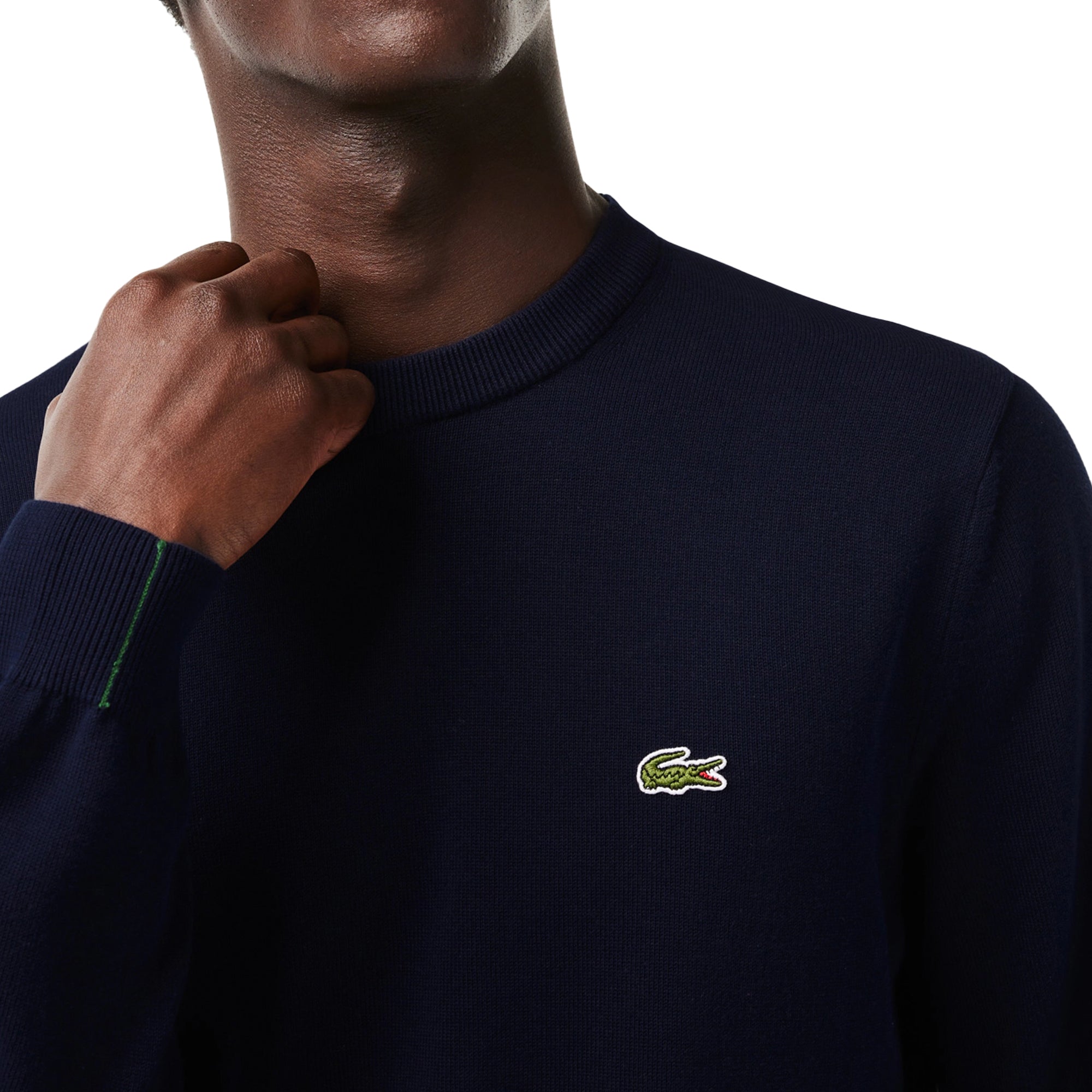 Lacoste New Cotton Crew Knit AH1985 - Navy