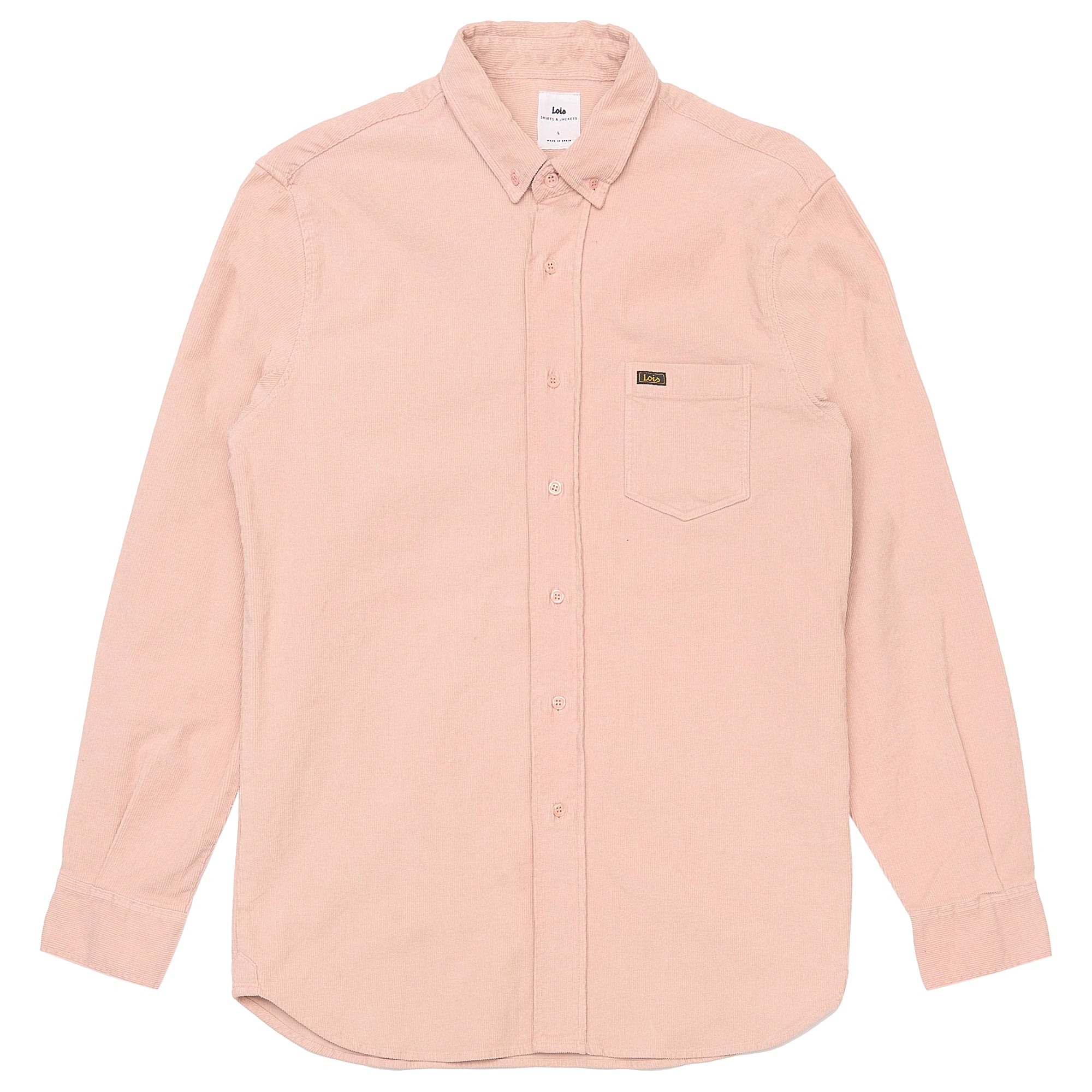 Lois Thomas R Needle Cord Shirt - Rose Dust