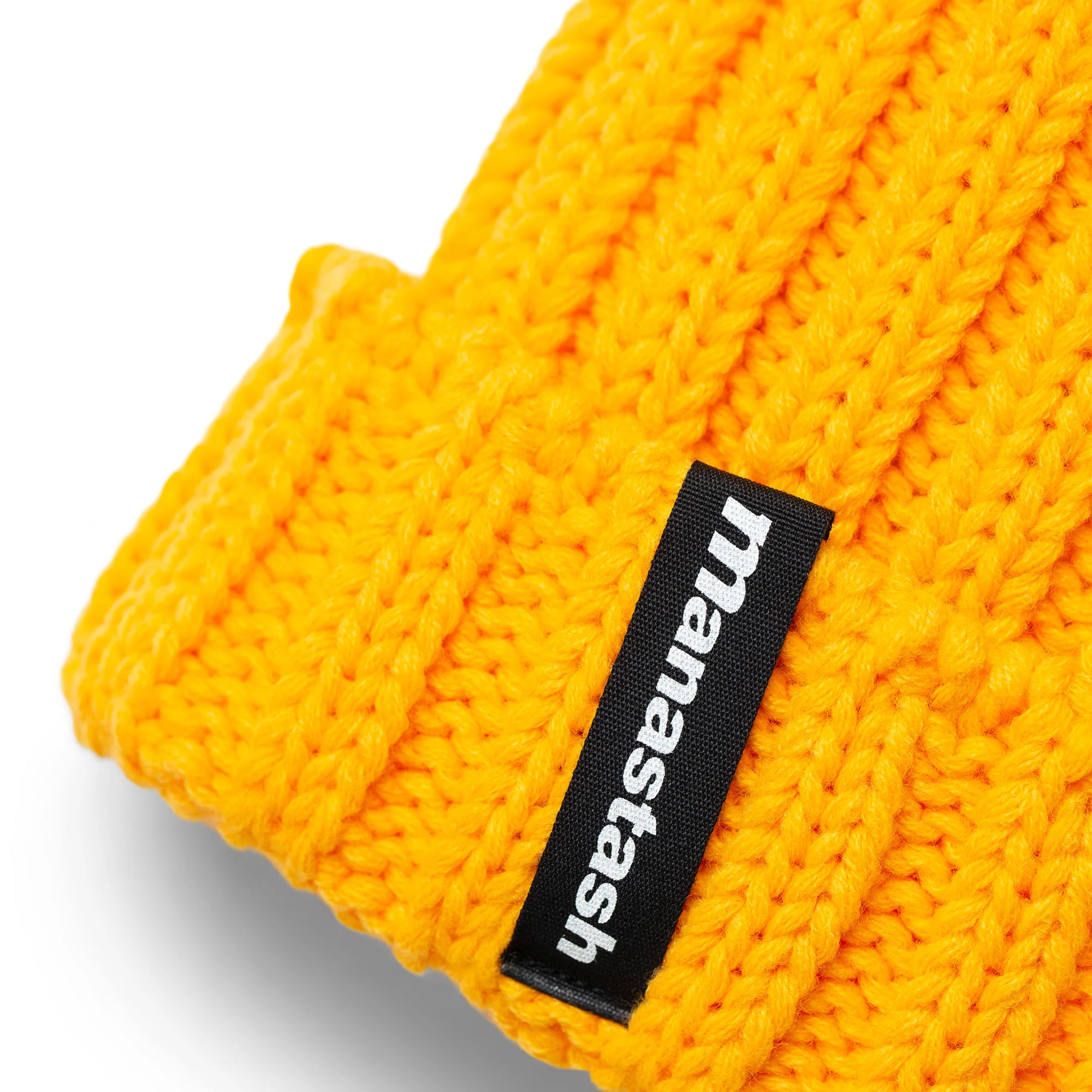 Manastash 90's Logo Beanie II - Yellow