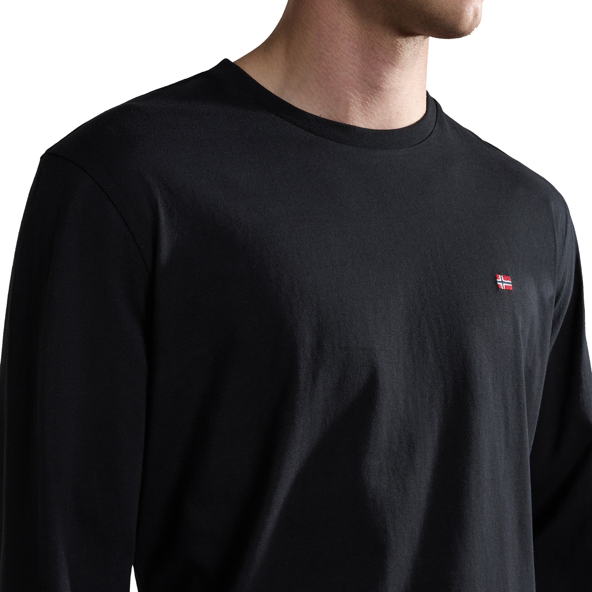 Napapijri Salis Long Sleeve T-Shirt - Black
