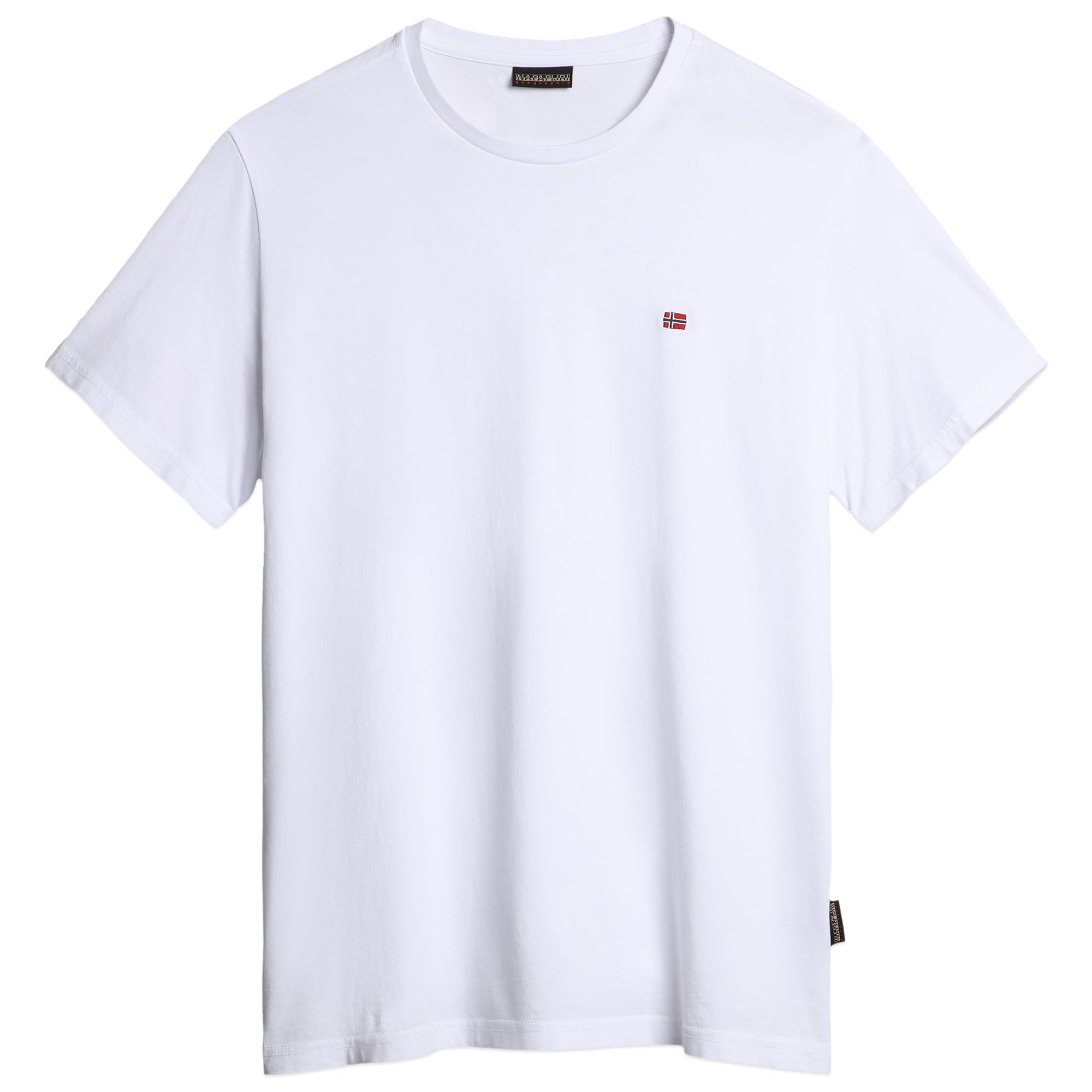 Napapijri Salis Norwegian Flag T-Shirt - White
