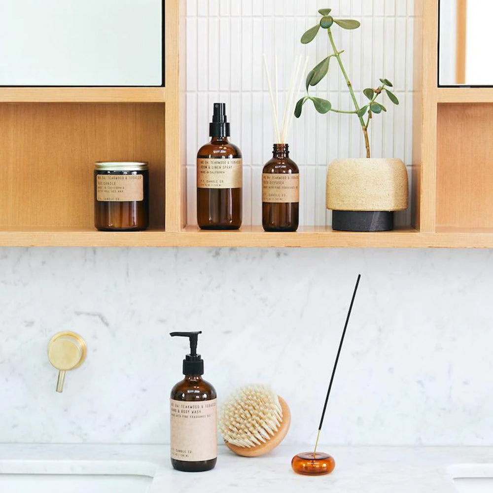 P. F. Candle Co. 7.2 oz Soy Candle - Teakwood & Tobacco