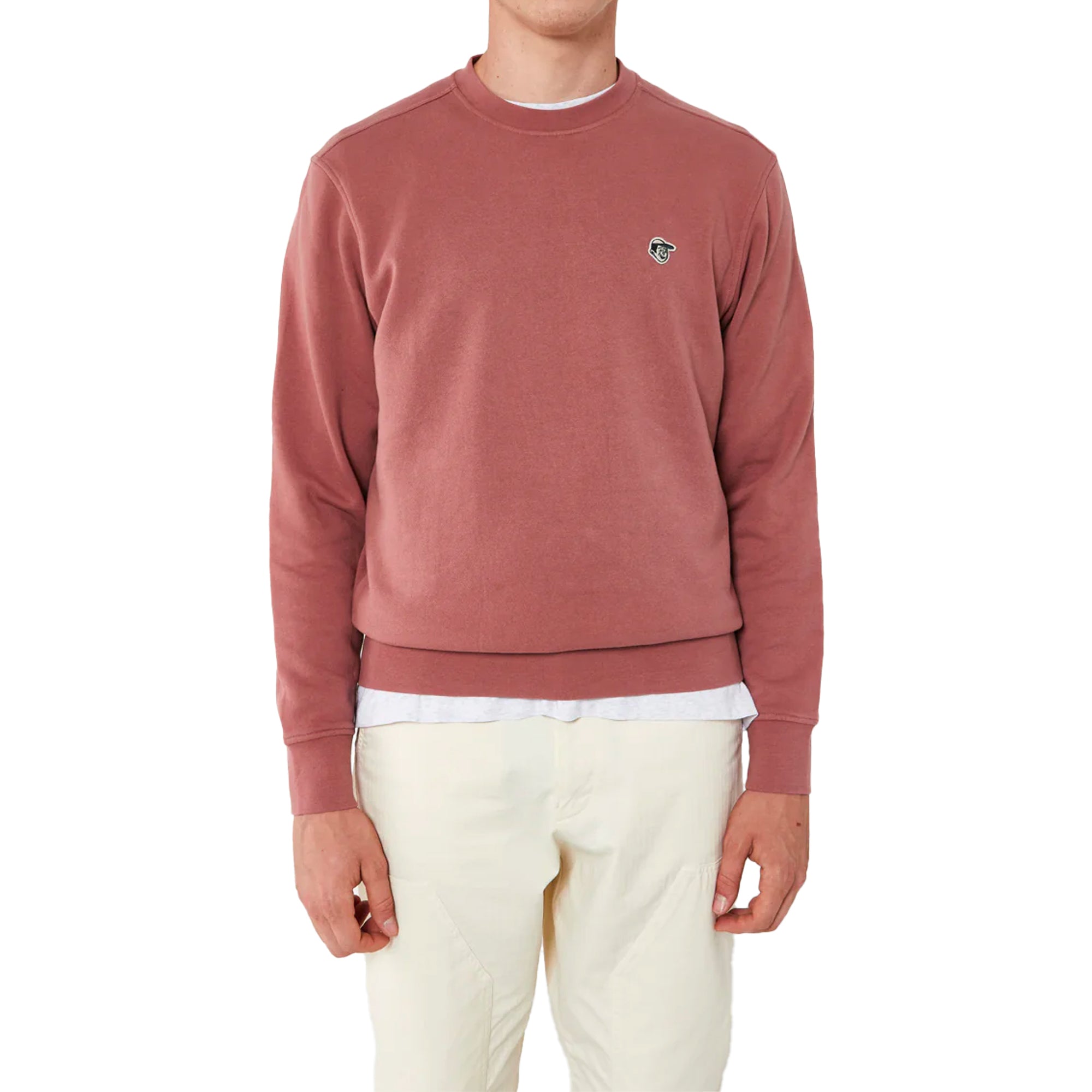 Pompeii Brand Emilio Crewneck Sweat- Redwood