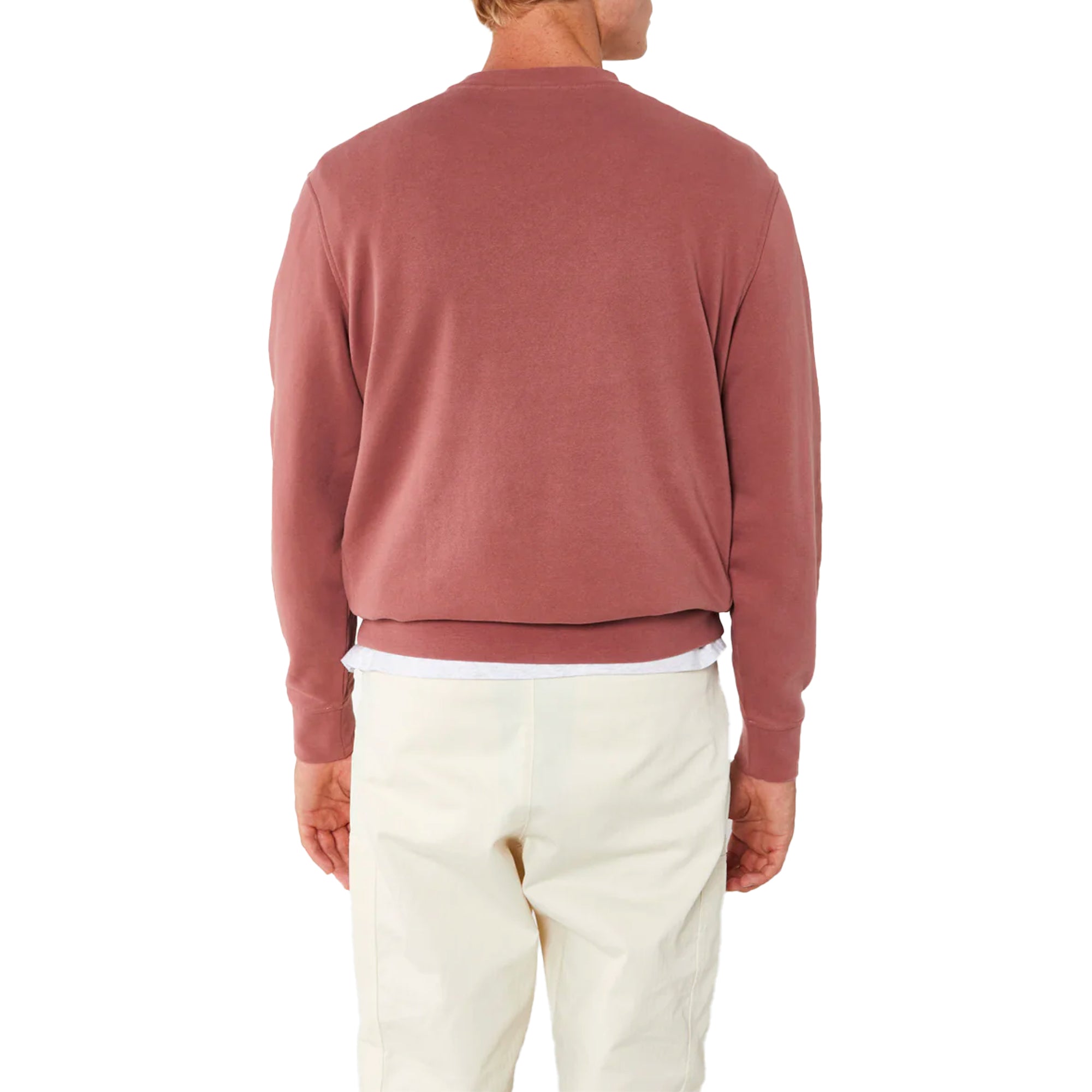 Pompeii Brand Emilio Crewneck Sweat- Redwood