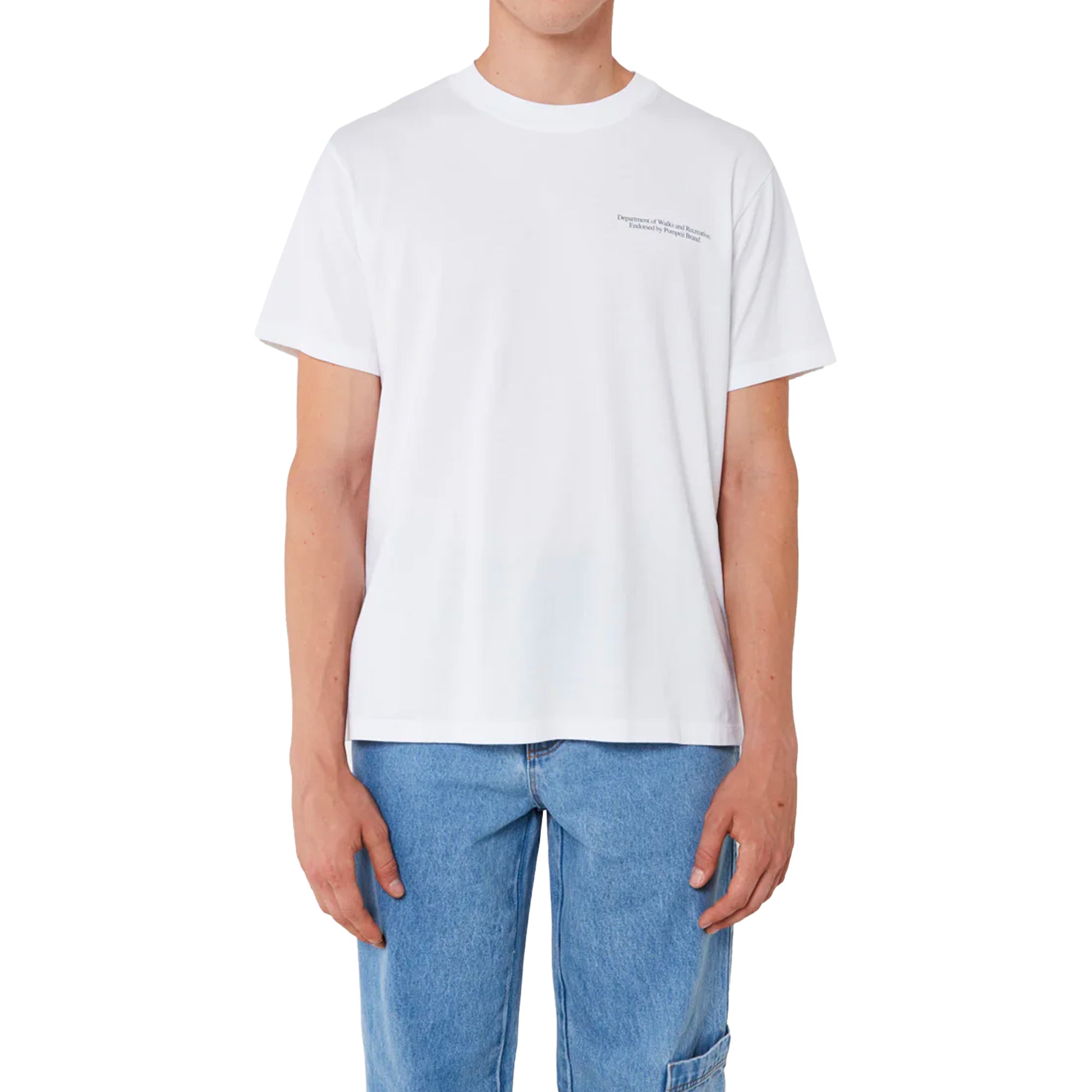 Pompeii Brand Leisure Services Graphic Tee - White