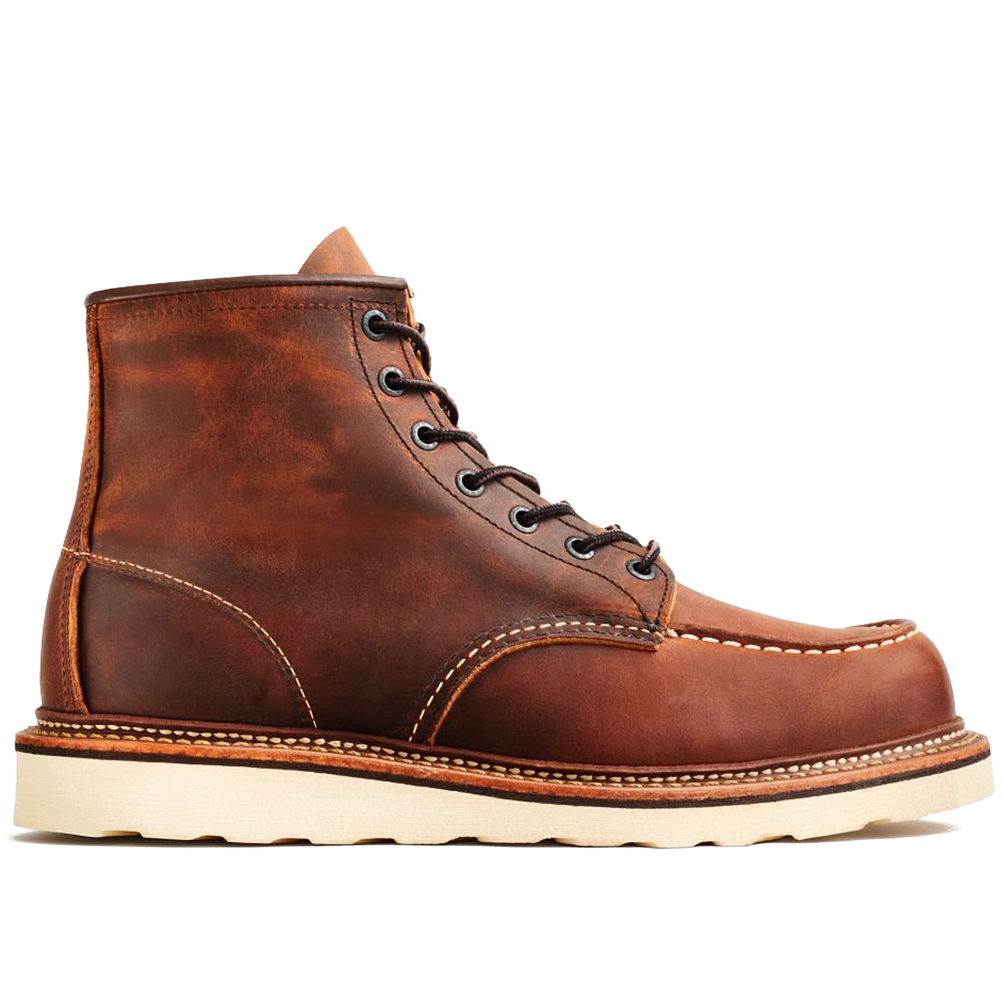 Red Wing 1907 6" Moc Toe Leather Boot - Copper Rough & Tough