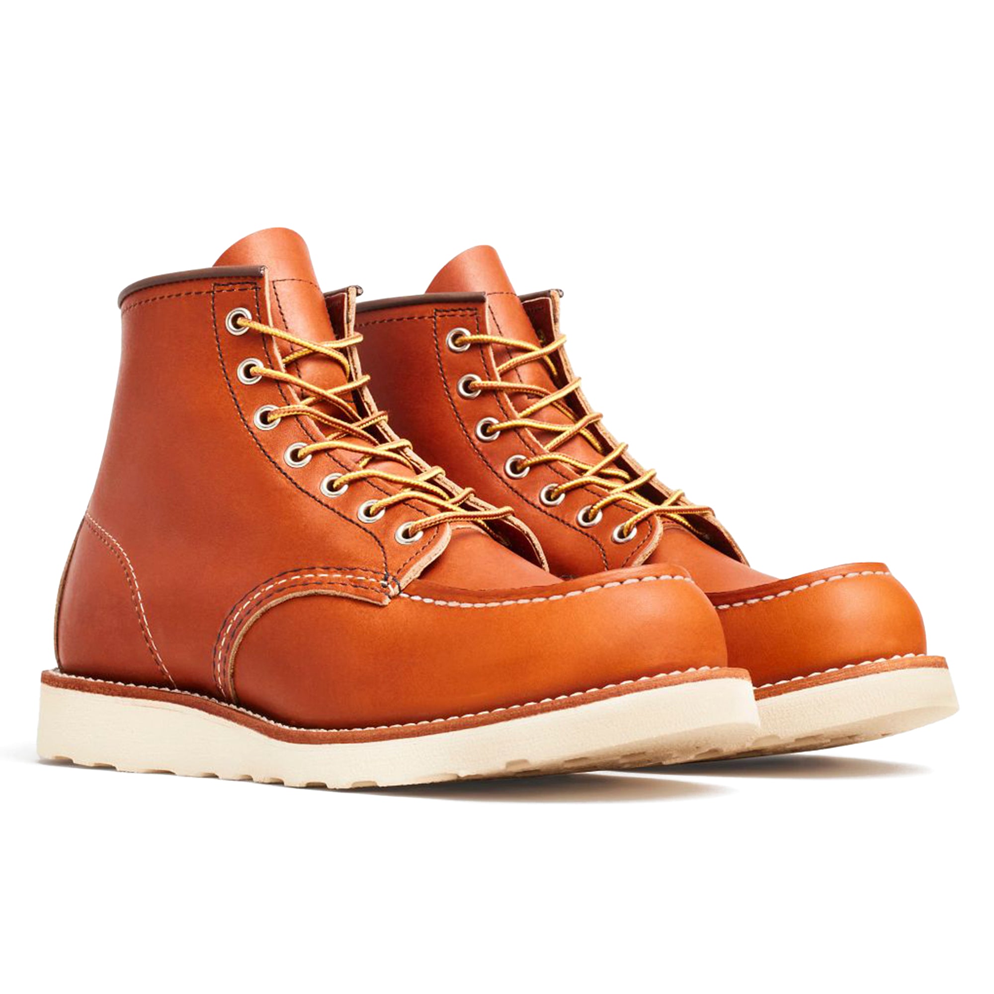 Red Wing 875  6" Moc Toe Leather Boot - Oro Legacy Tan