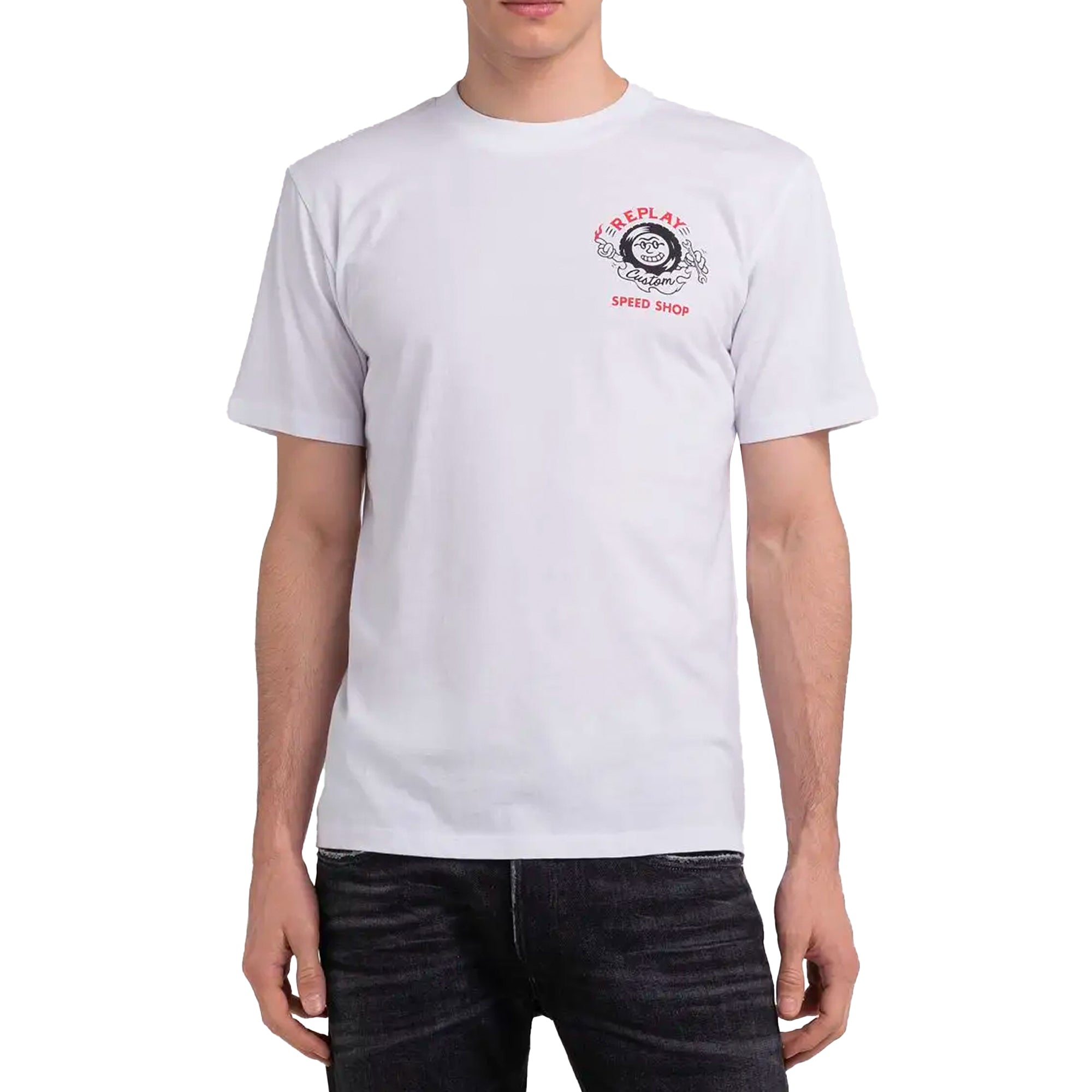 Replay Custom Speed Shop T-Shirt - White
