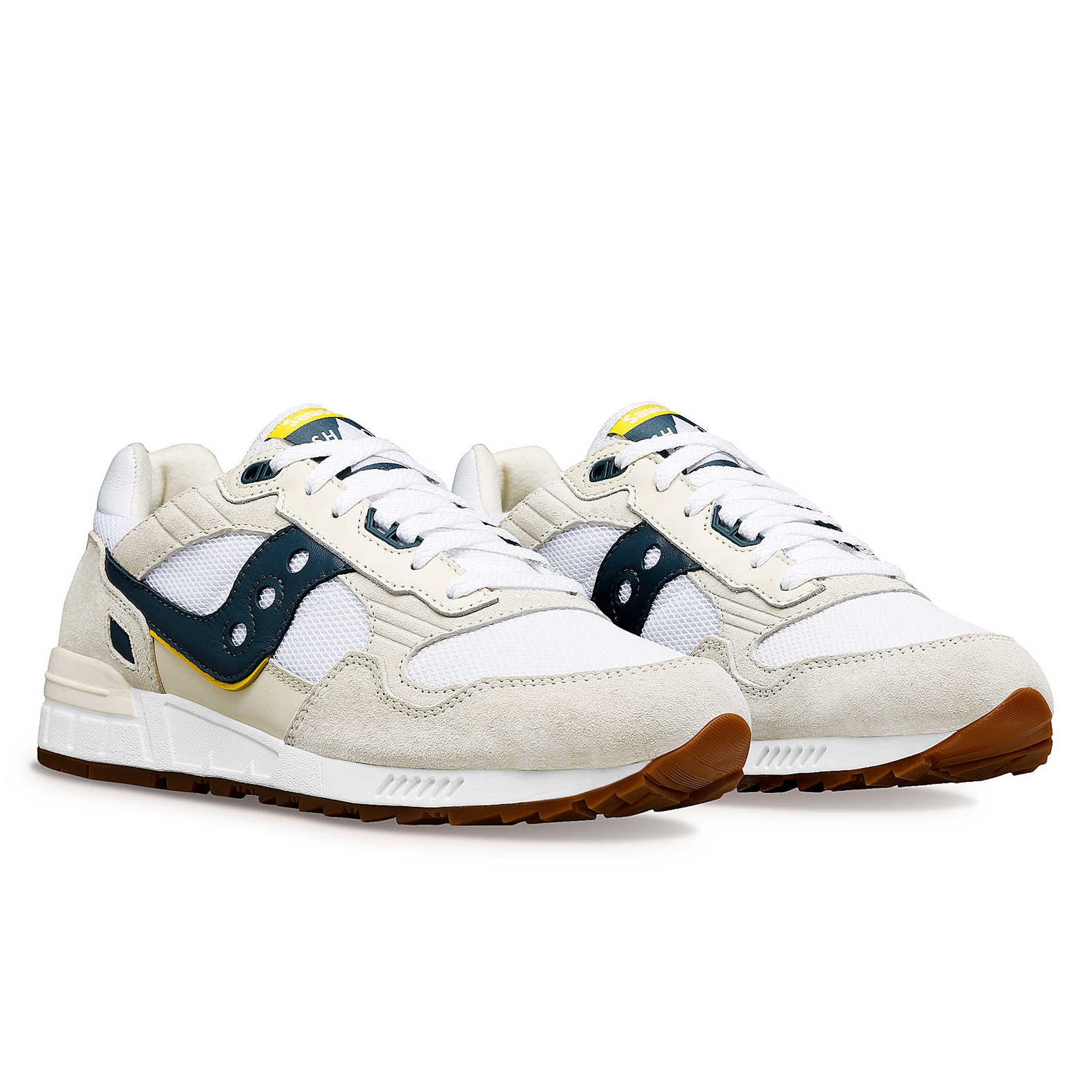 Saucony Shadow 5000 Premium "Ivy Prep Pack" Trainers - White/Navy
