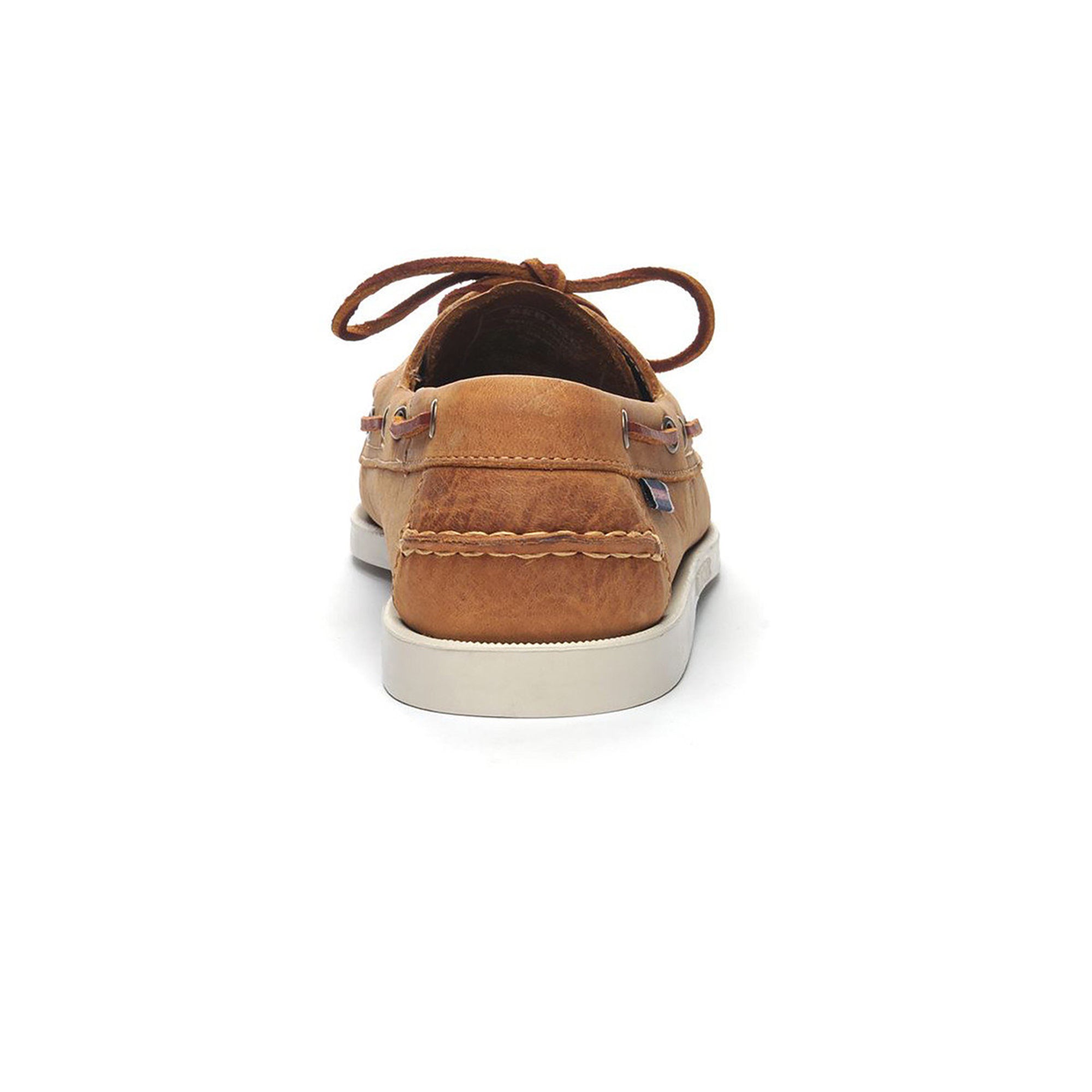 Sebago Docksides Portland Crazy Horse Leather Shoes - Tan