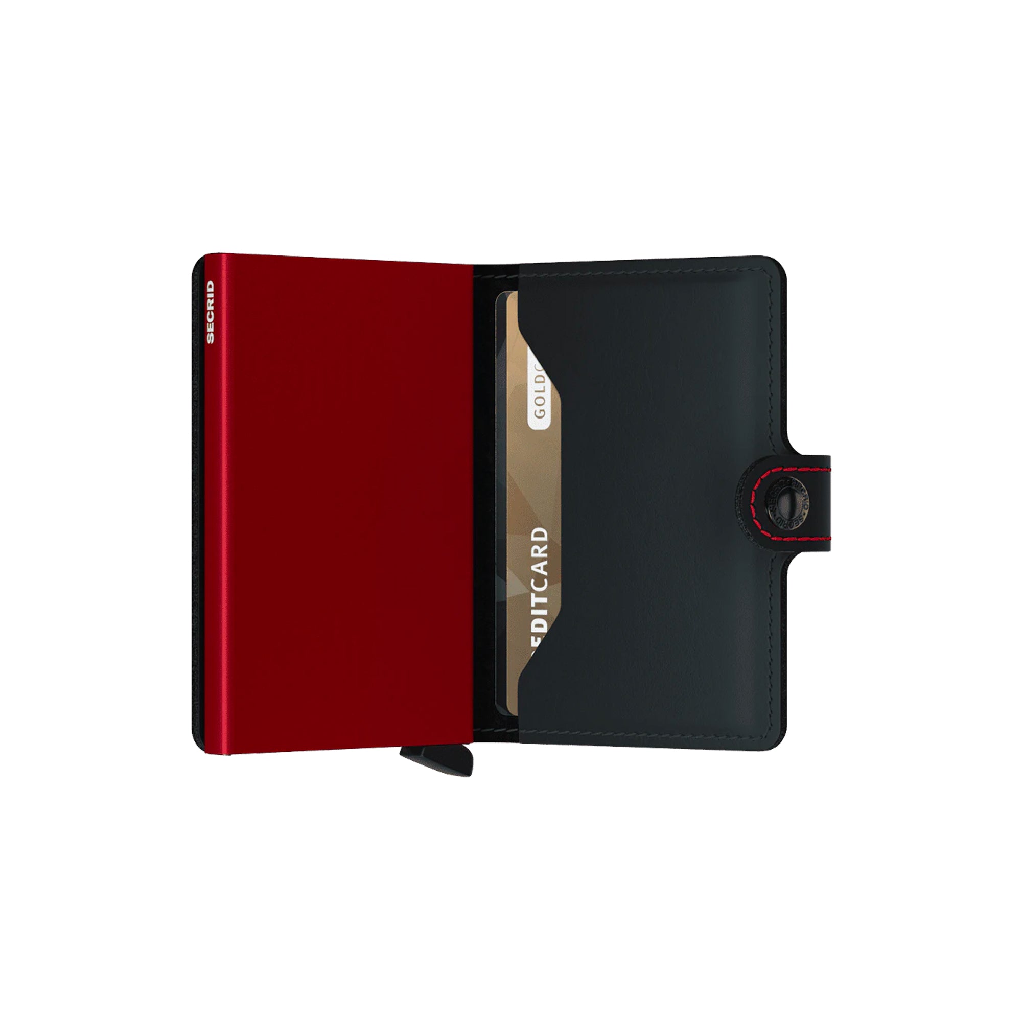 Secrid Mini Wallet Matte Black & Red