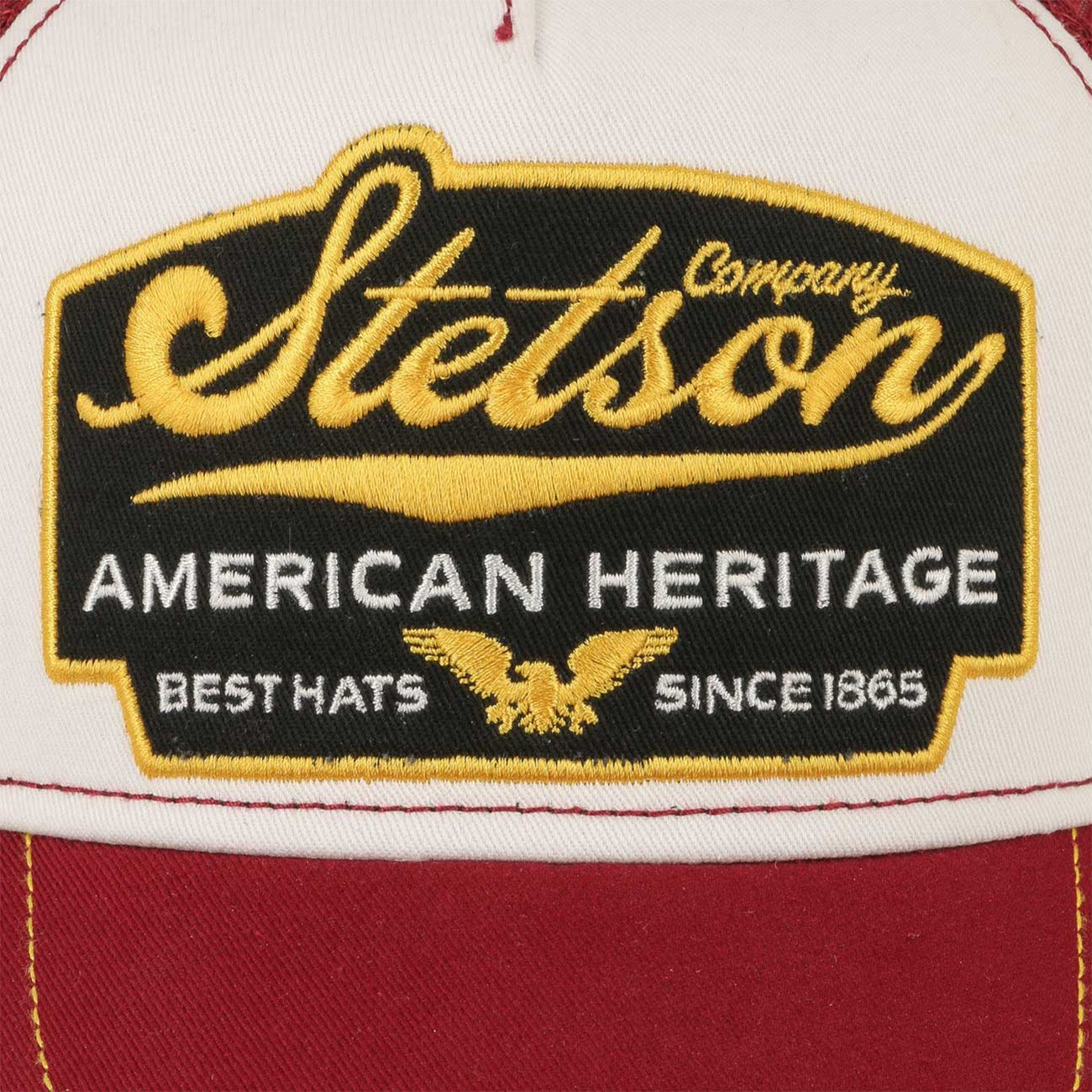 Stetson American Heritage Trucker Cap - Red/White