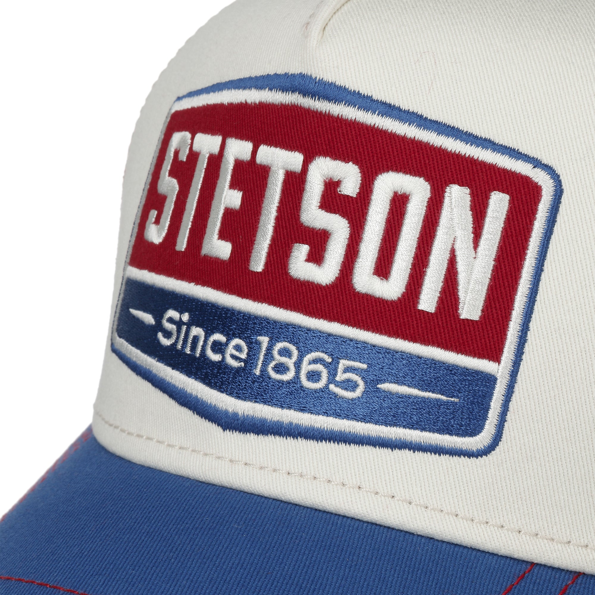 Stetson Gasoline Trucker Cap - Blue/White