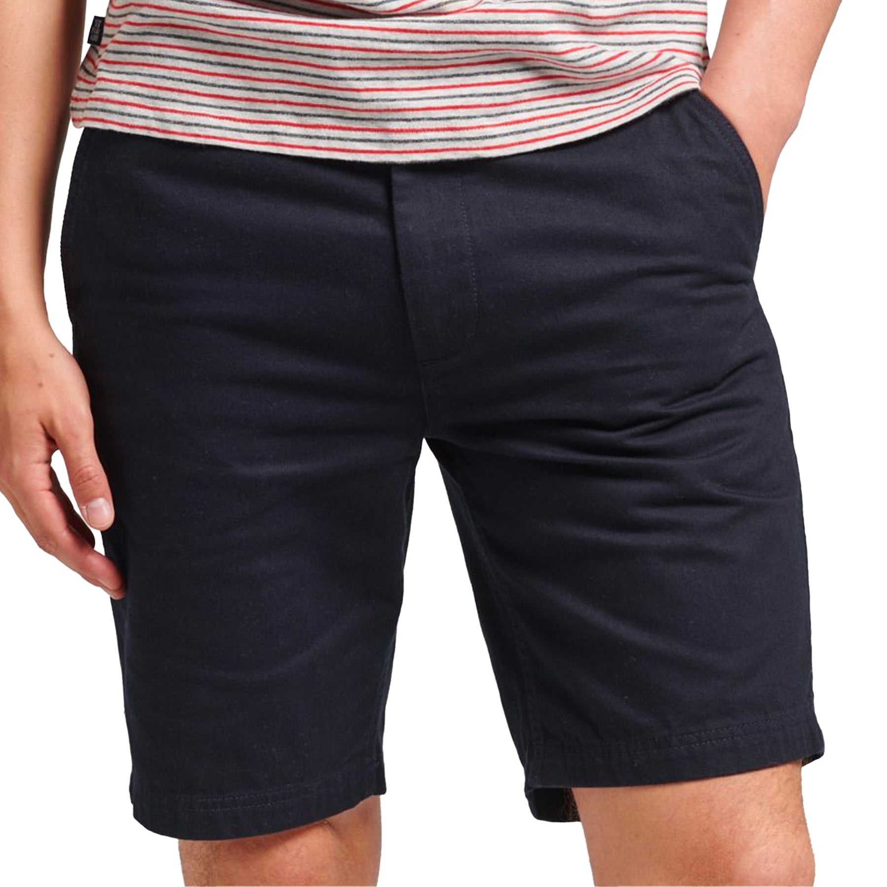 Superdry Vintage Officer Chino Shorts - Eclipse Navy