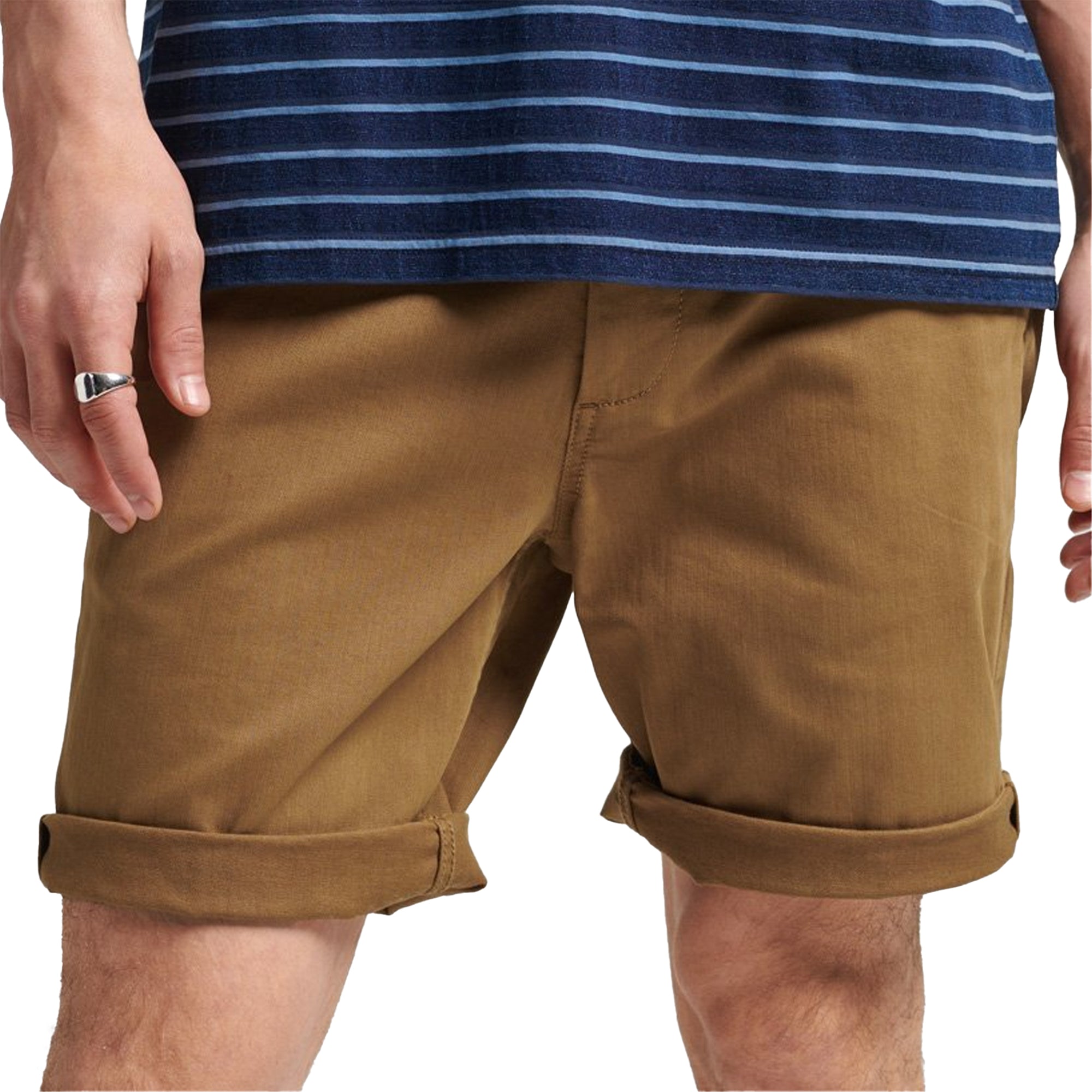 Superdry Vintage Officer Chino Shorts - Sandstone