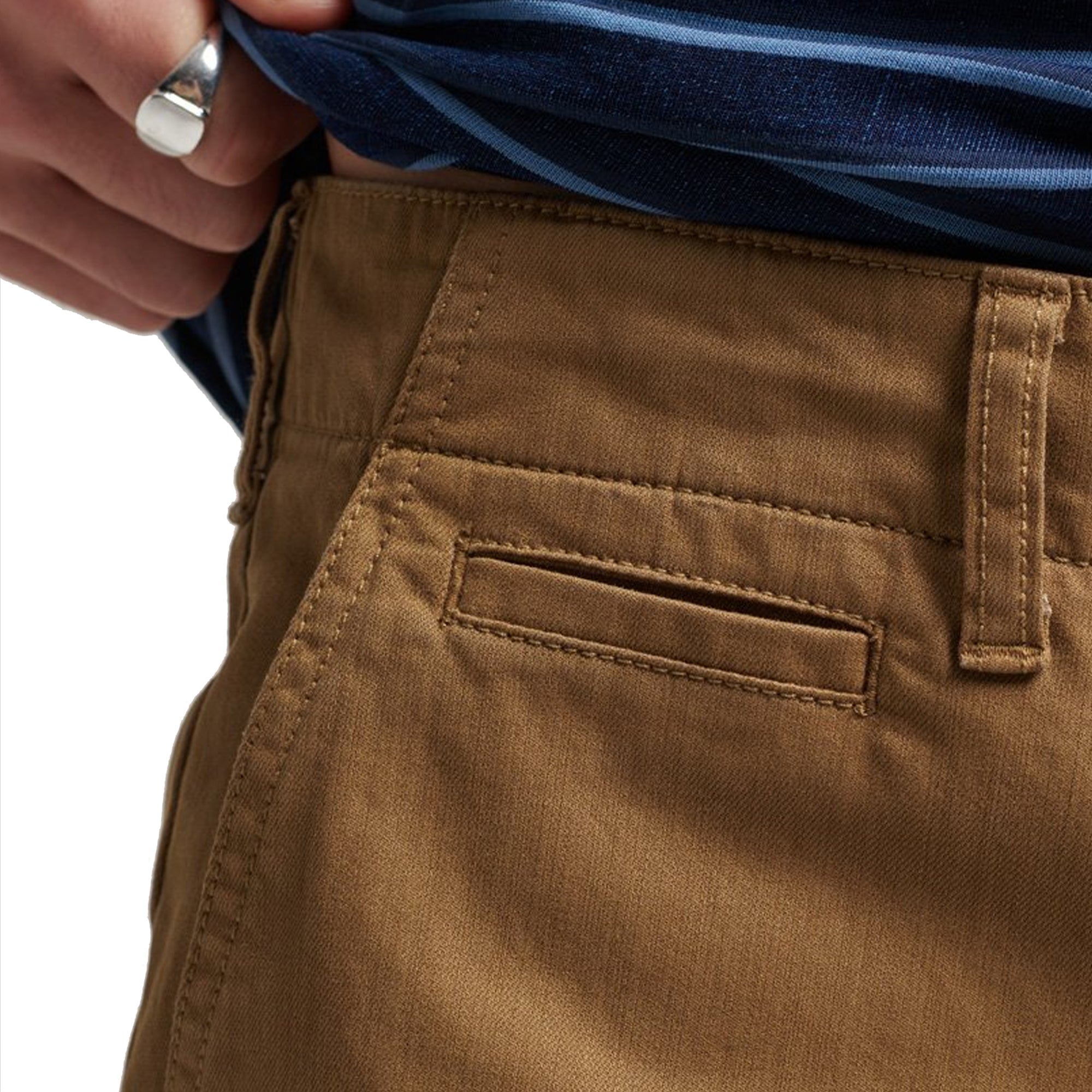 Superdry Vintage Officer Chino Shorts - Sandstone