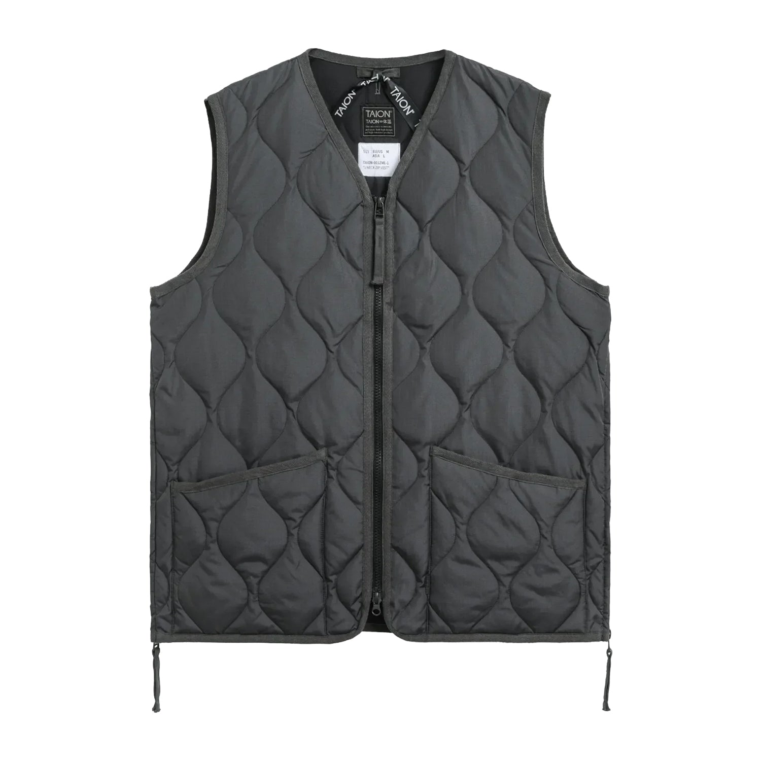 TAION Military V Neck Ripstop Down Vest