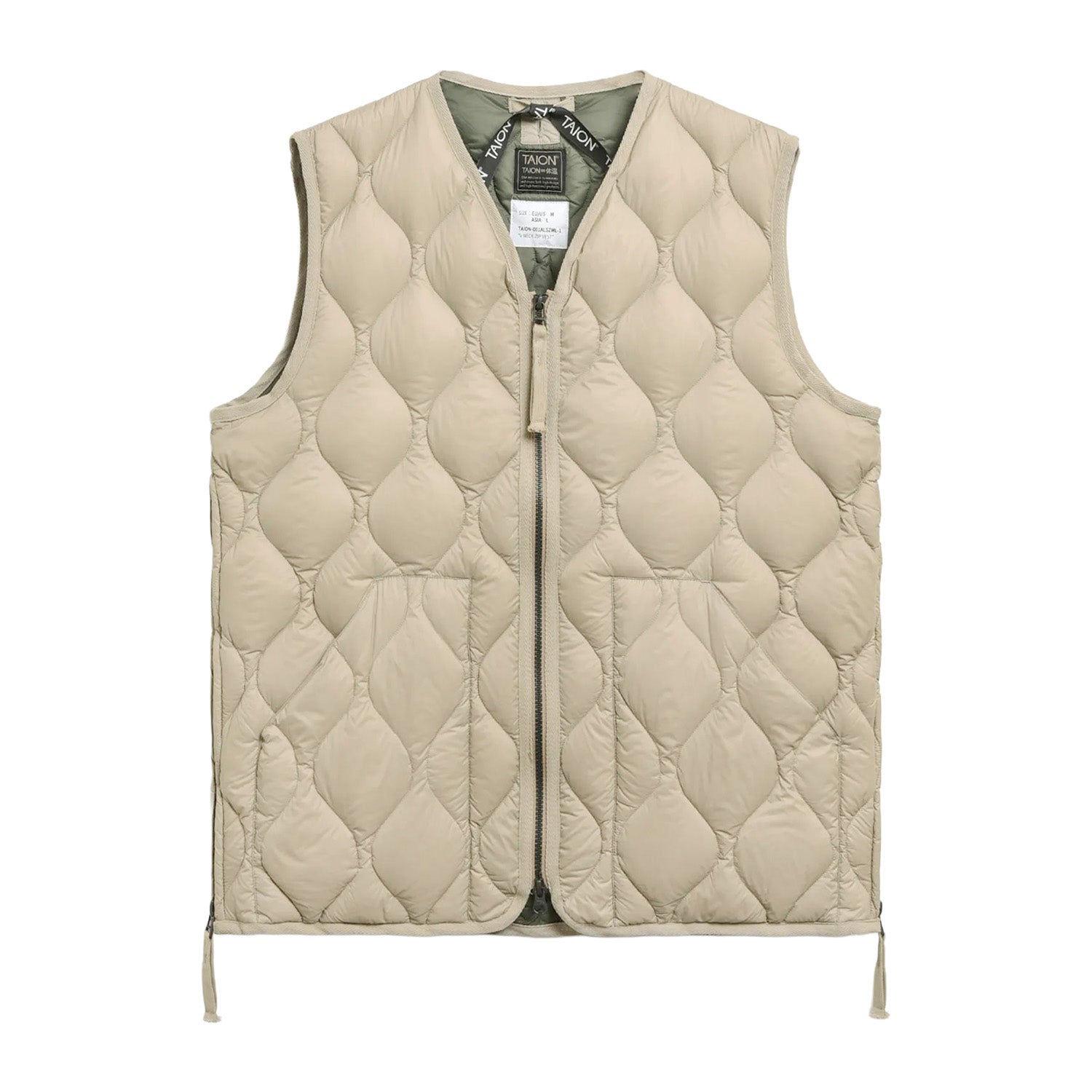 TAION Military V Neck Soft Shell Down Vest