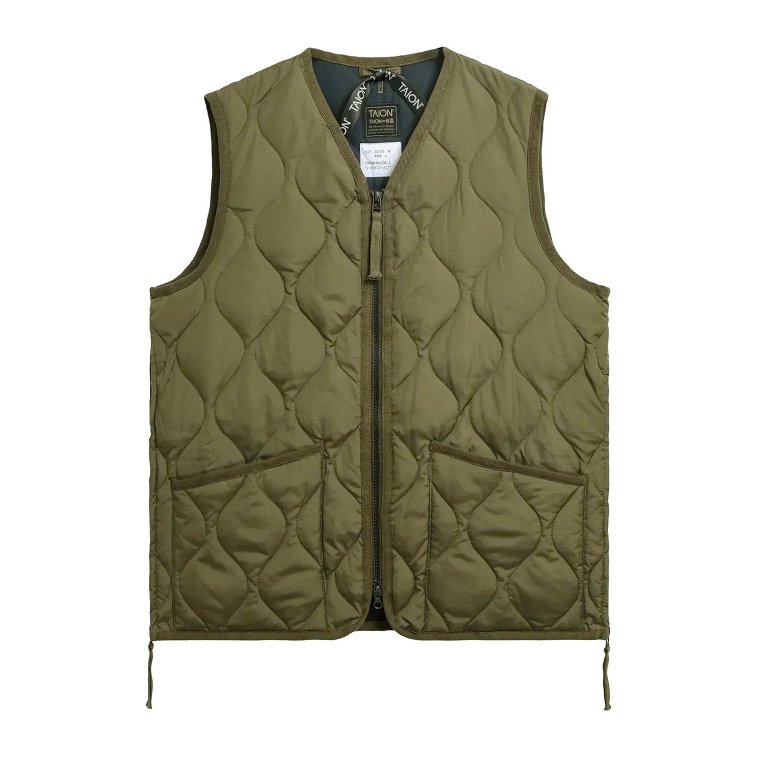 TAION Military V Neck Ripstop Down Vest